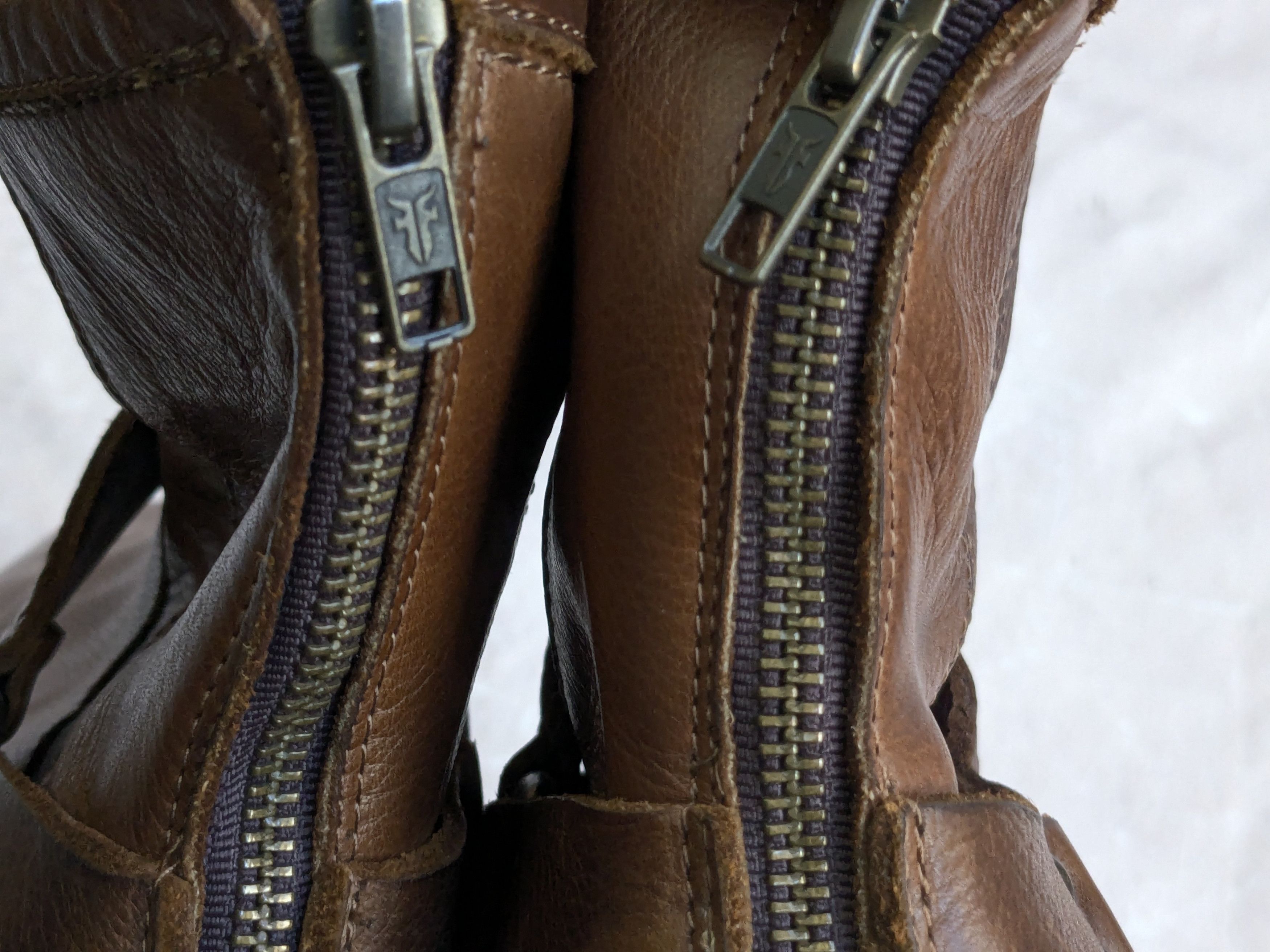 Frye Frye Harness Boots Brown Leather 9 D Leather Buckle Size US 9 / EU 42 - 12 Thumbnail