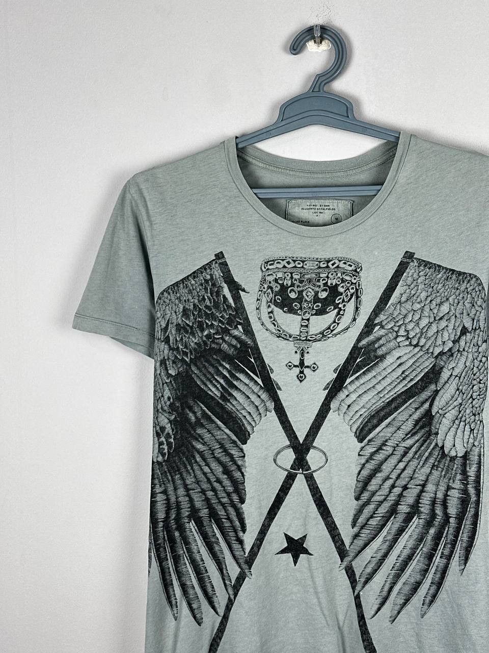 Allsaints Vintage Allsaints T-Shirt Men’s M Wings Print Size US XL / EU 56 / 4 - 3 Thumbnail