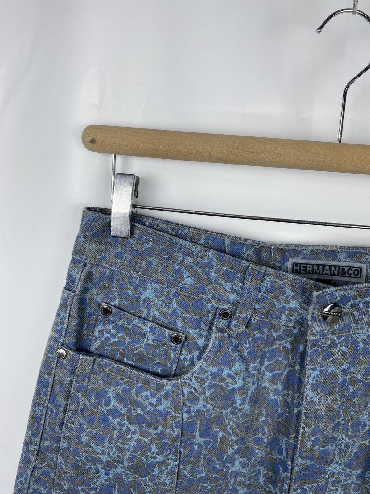 Other Herman&Co Camouflage Blue Denim Jeans Men size M Size US 32 / EU 48 - 4 Thumbnail