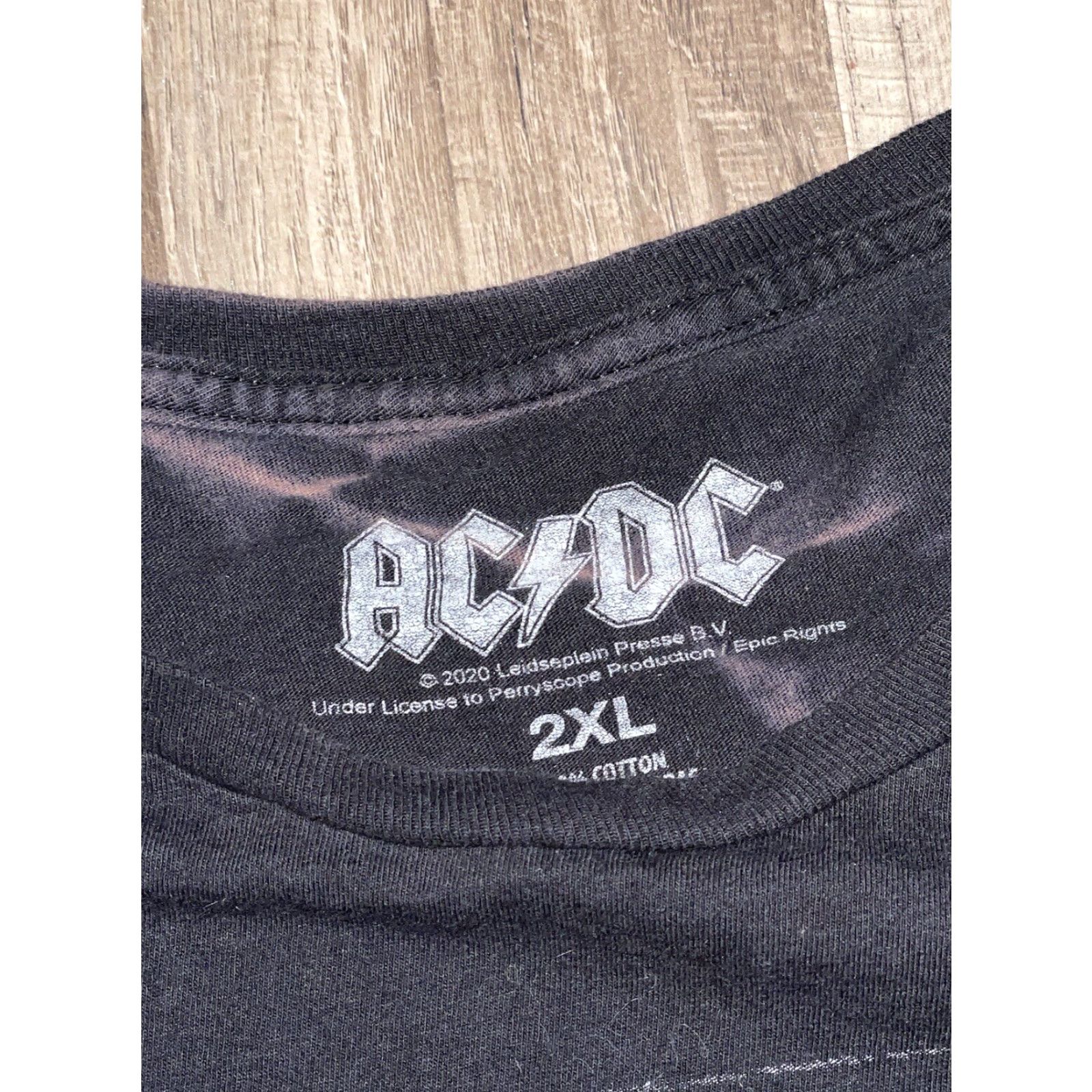 Vintage AC/DC T-Shirt Black 2XL Mens Regular Size 2XL Shirt Size US XXL / EU 58 / 5 - 3 Thumbnail