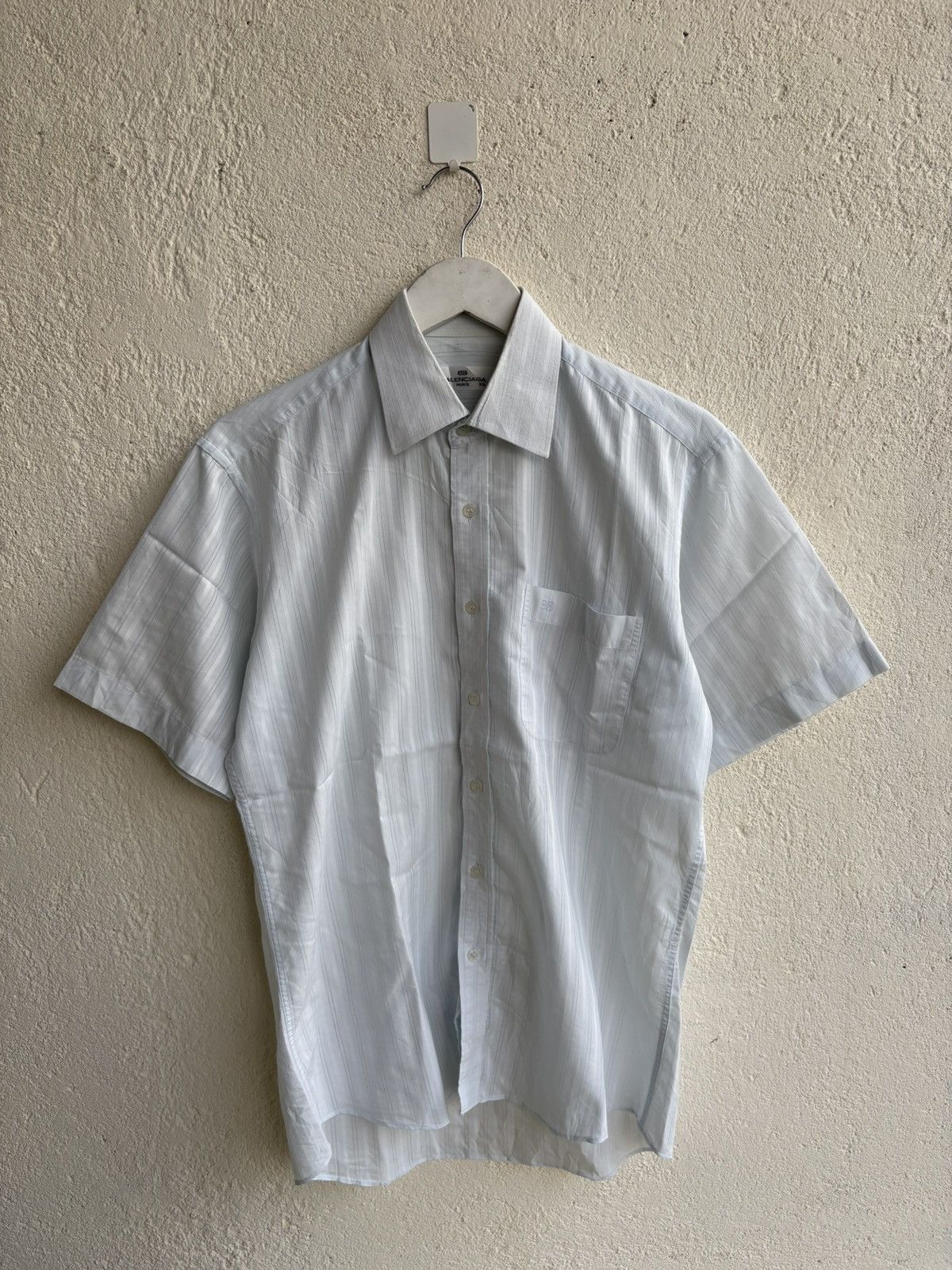 Balenciaga 2000s Balenciaga Paris Stripe shirt Size US M / EU 48-50 / 2 - 1 Thumbnail