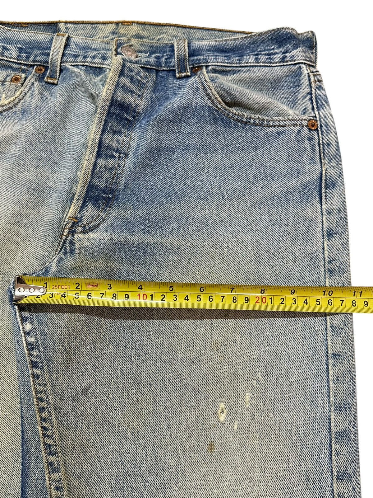 Levi's Vintage 90s Usa Levis 501 Blue Faded Wash Style Jeans Size US 29 - 15 Thumbnail