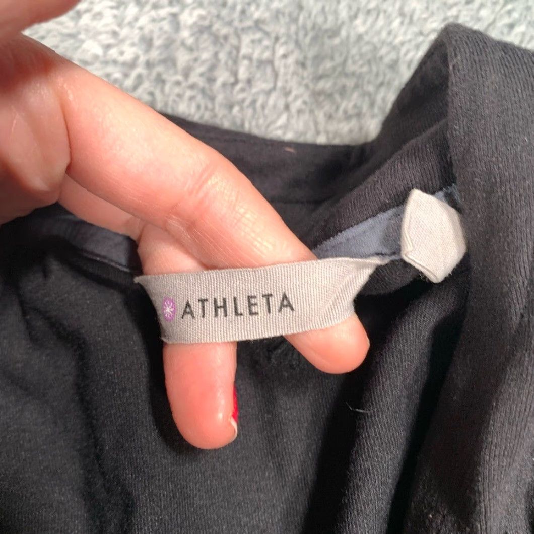 Athleta Athleta Dress Long Sleeve Black Midi Women LT Regular Size L / US 10 / IT 46 - 7 Thumbnail