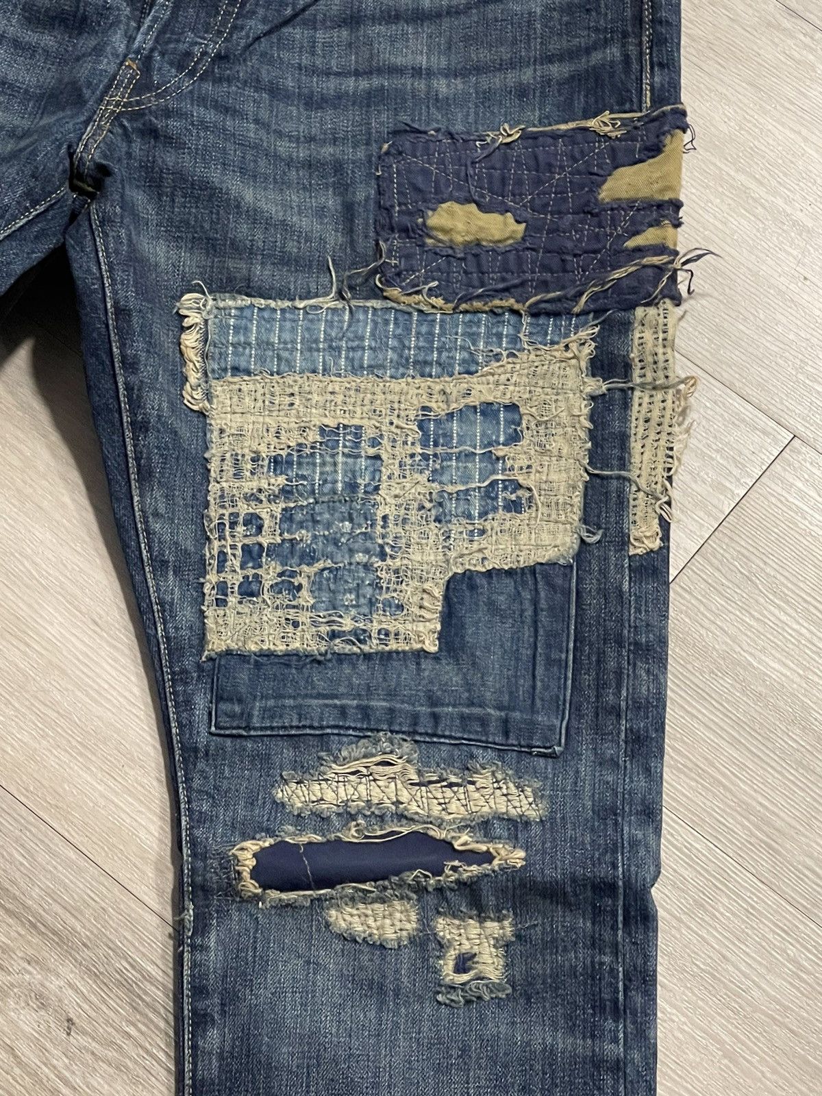 Polo Ralph Lauren Polo Ralph Lauren Varick Slim Rope dyed BORO method Size US 32 / EU 48 - 13 Thumbnail