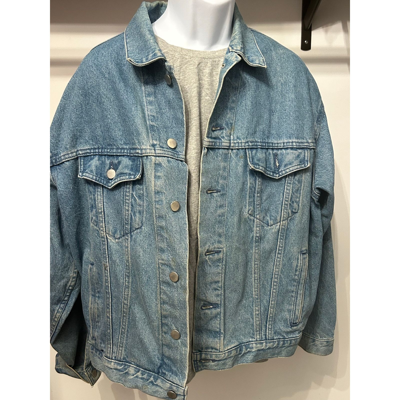 Pepsi Vintage Pepsi Logo Denim Jacket Made in Canada Large Size US L / EU 52-54 / 3 - 3 Thumbnail