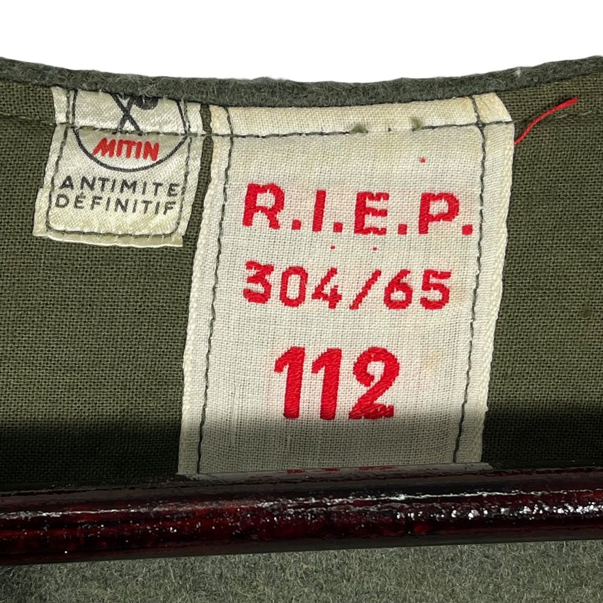 Vintage Vintage 60s French Military Wool Liner Jacket | Size XL / US 12-14 / IT 48-50 - 9 Thumbnail