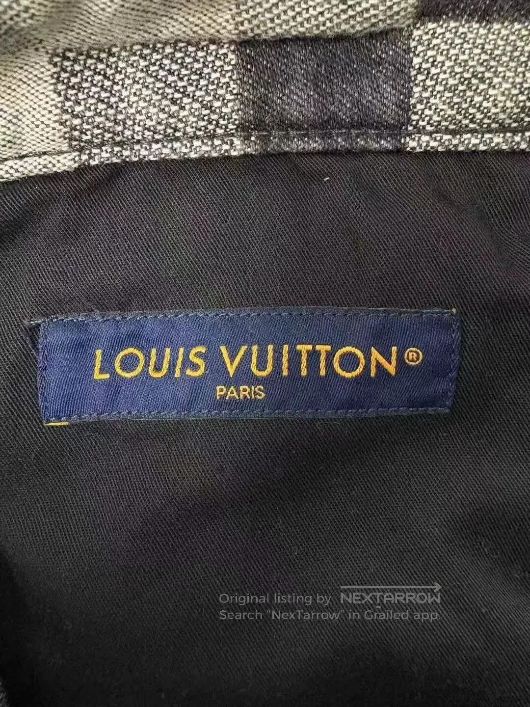 Louis Vuitton louis vuitton gray and white checkered denim pants. Size US 32 / EU 48 - 4 Thumbnail