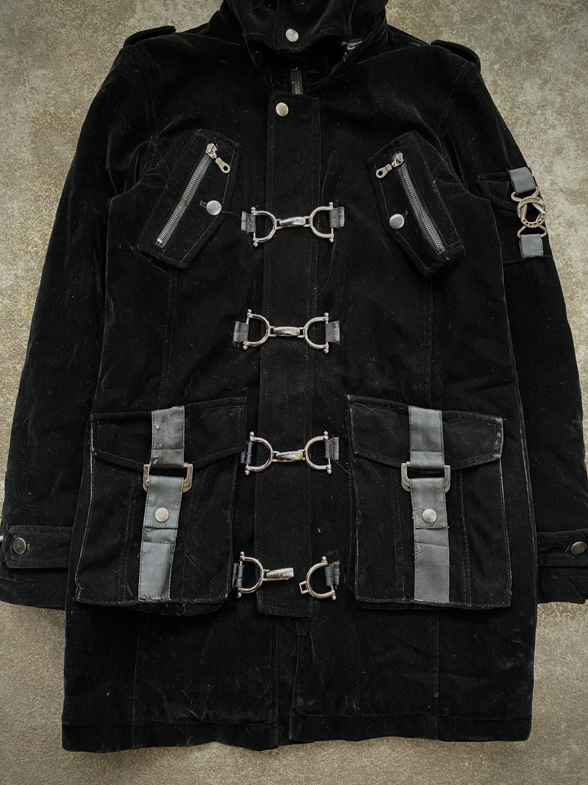 If Six Was Nine JAPANESE BRAND FUR JACKET PUNK GOTHIC BY AUTHENTIC Size US M / EU 48-50 / 2 - 2 Thumbnail