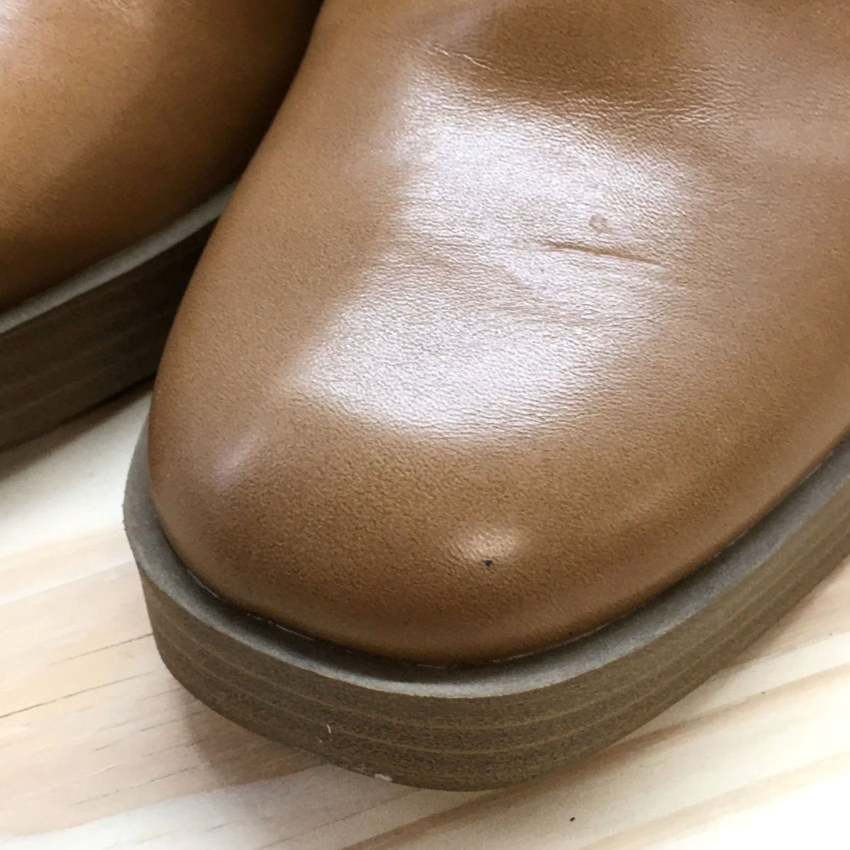 Vintage Universal Thread Tess Womens Mule Brown Faux Leather Slip On Heel 4in 11 USA Size US 11 / IT 41 - 5 Thumbnail