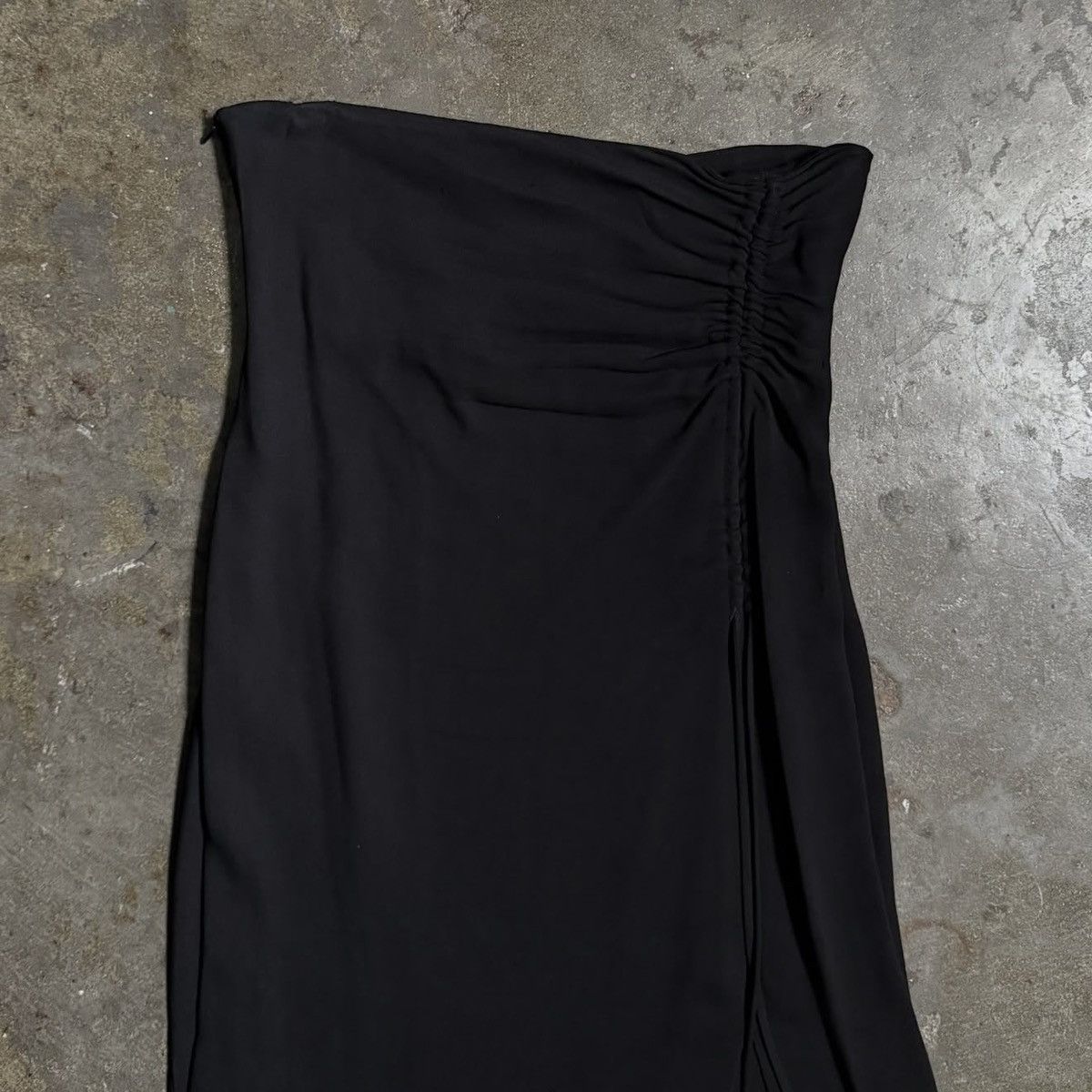 Lemaire LEMAIRE SIDE SLIT MAXI SKIRT - BLACK - S Size 26" / US 2 / IT 38 - 2 Thumbnail