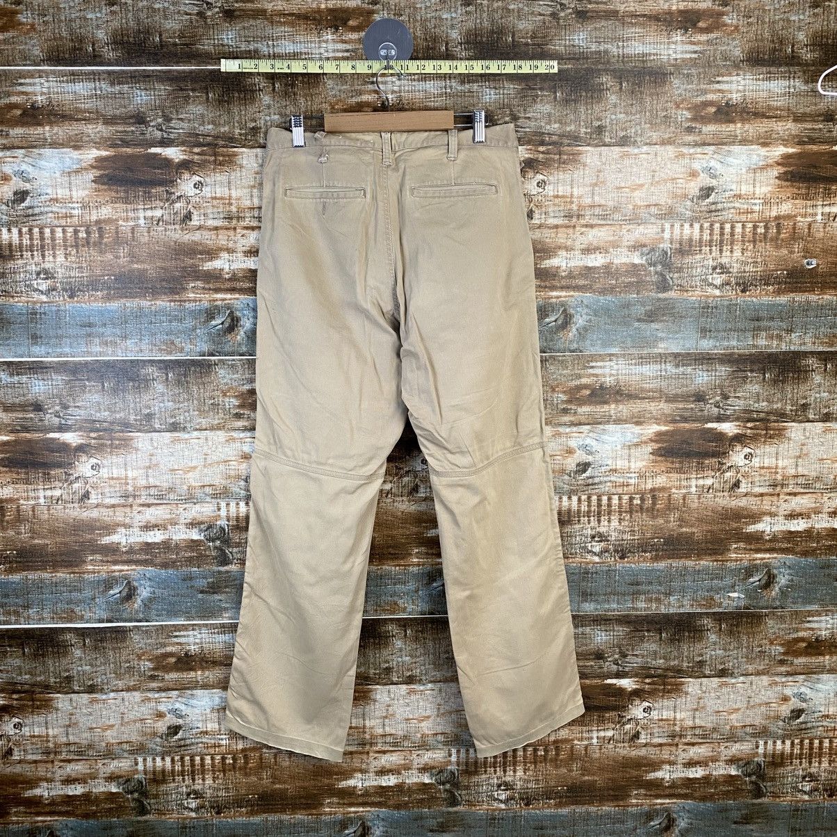 DL Japanese Brand Beige Cargo Multipocket Pants #C770
