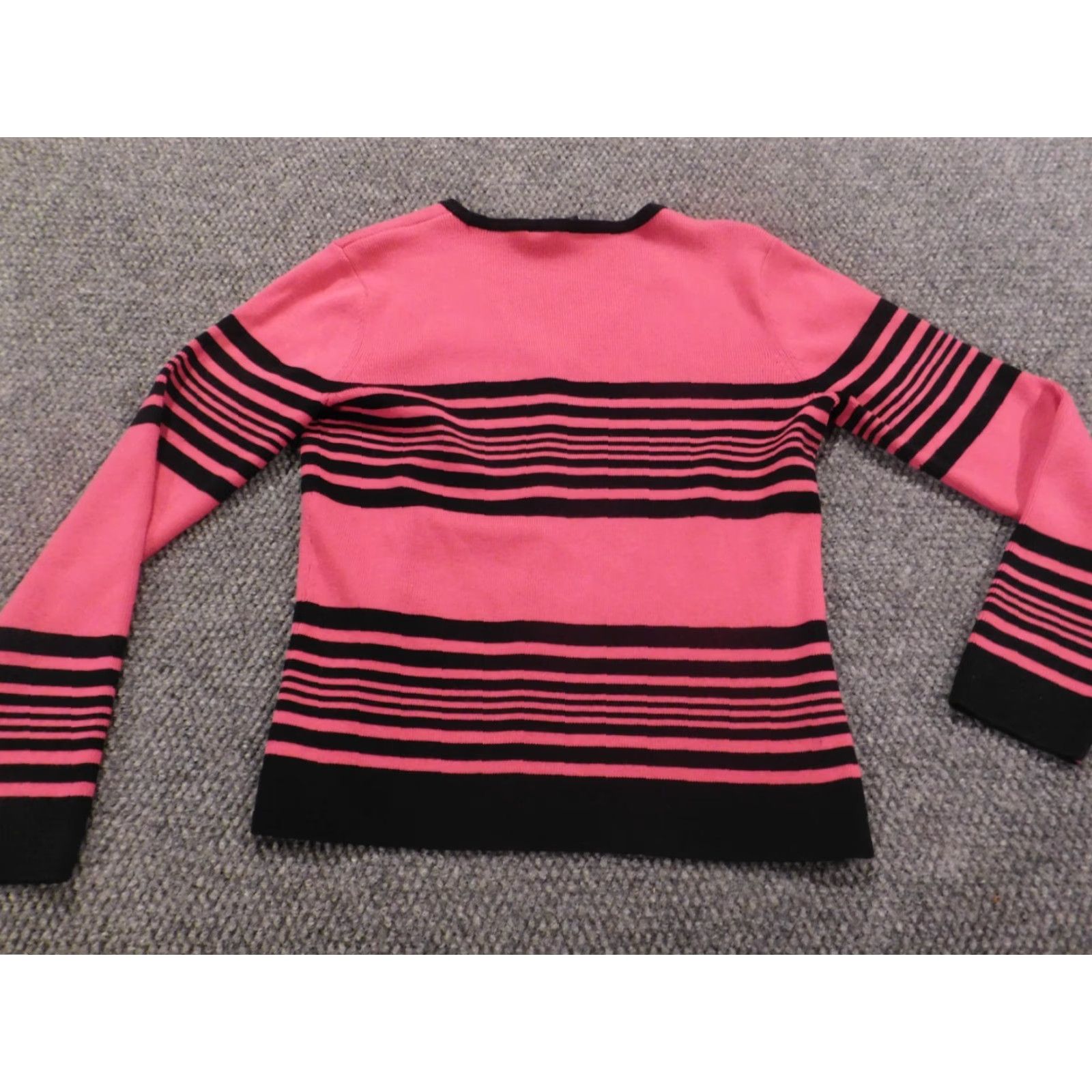 Pinko Gear Womens Sweater Small pink cardigan stretch knitwear Size L / US 10 / IT 46 - 6 Thumbnail