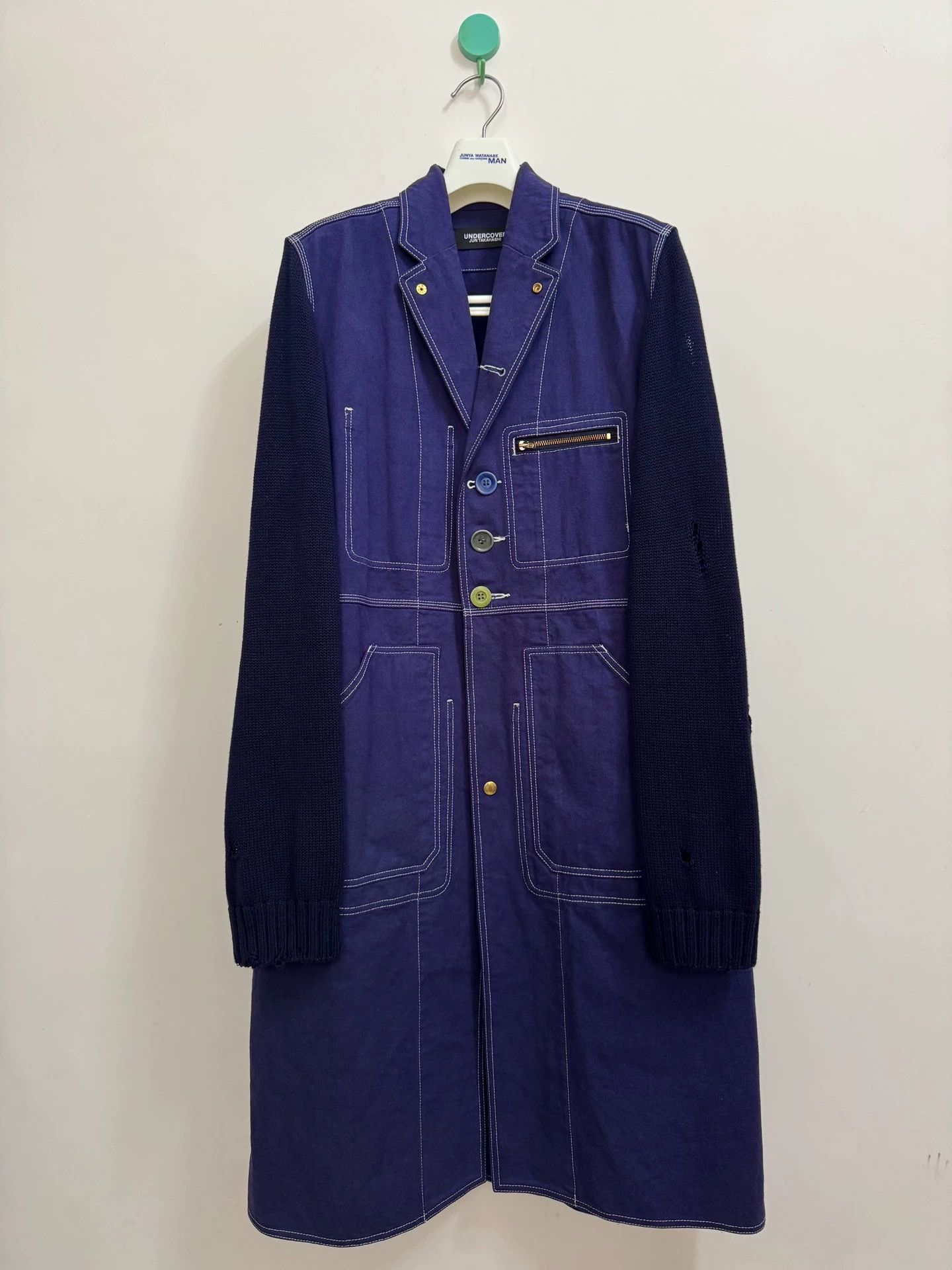 Undercover Undercover Undercoverism Blocked Worn Fur-sleeved Size 3 Size US L / EU 52-54 / 3 - 1 Thumbnail