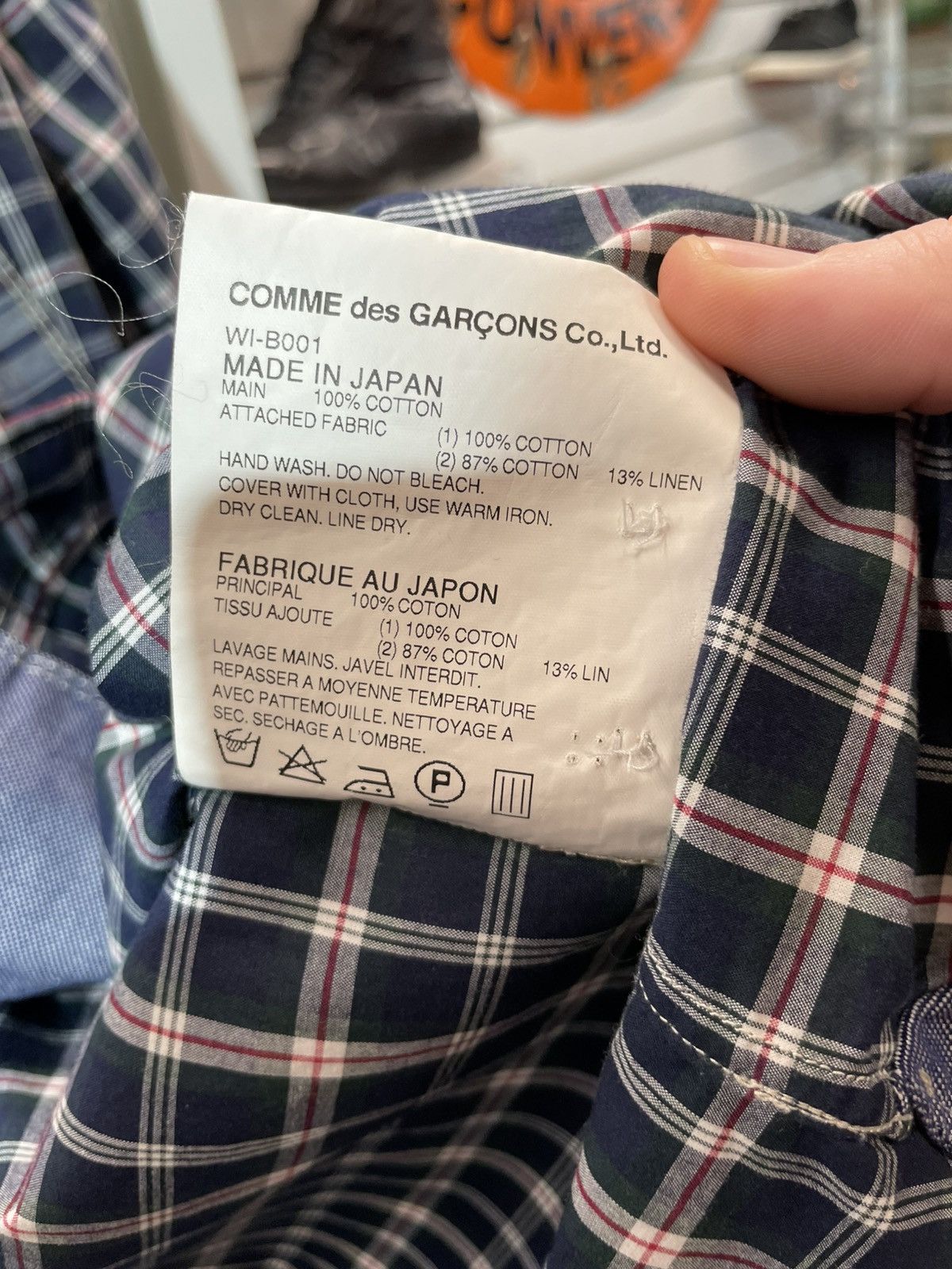 Comme des Garcons × Junya Watanabe Junya Watanabe CDG Man plaid shirt patchwork details Size US L / EU 52-54 / 3 - 3 Thumbnail