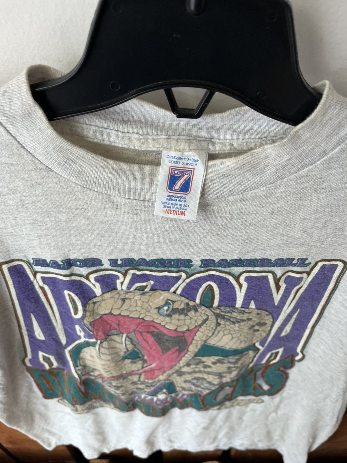 Logo 7 Vintage 1996 arizona diamonds backs snake t shirt Size US M / EU 48-50 / 2 - 6 Thumbnail