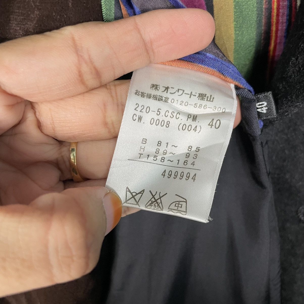 Paul Smith Paul Smith Black Double Breasted Wool Coat Size S / US 4 / IT 40 - 17 Thumbnail