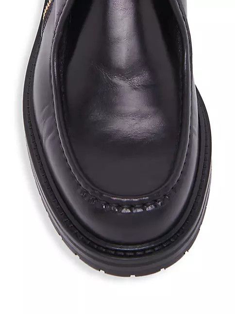Moschino o1y0225 Leather Laced Shoes in Black Size US 11 / EU 44 - 4 Thumbnail