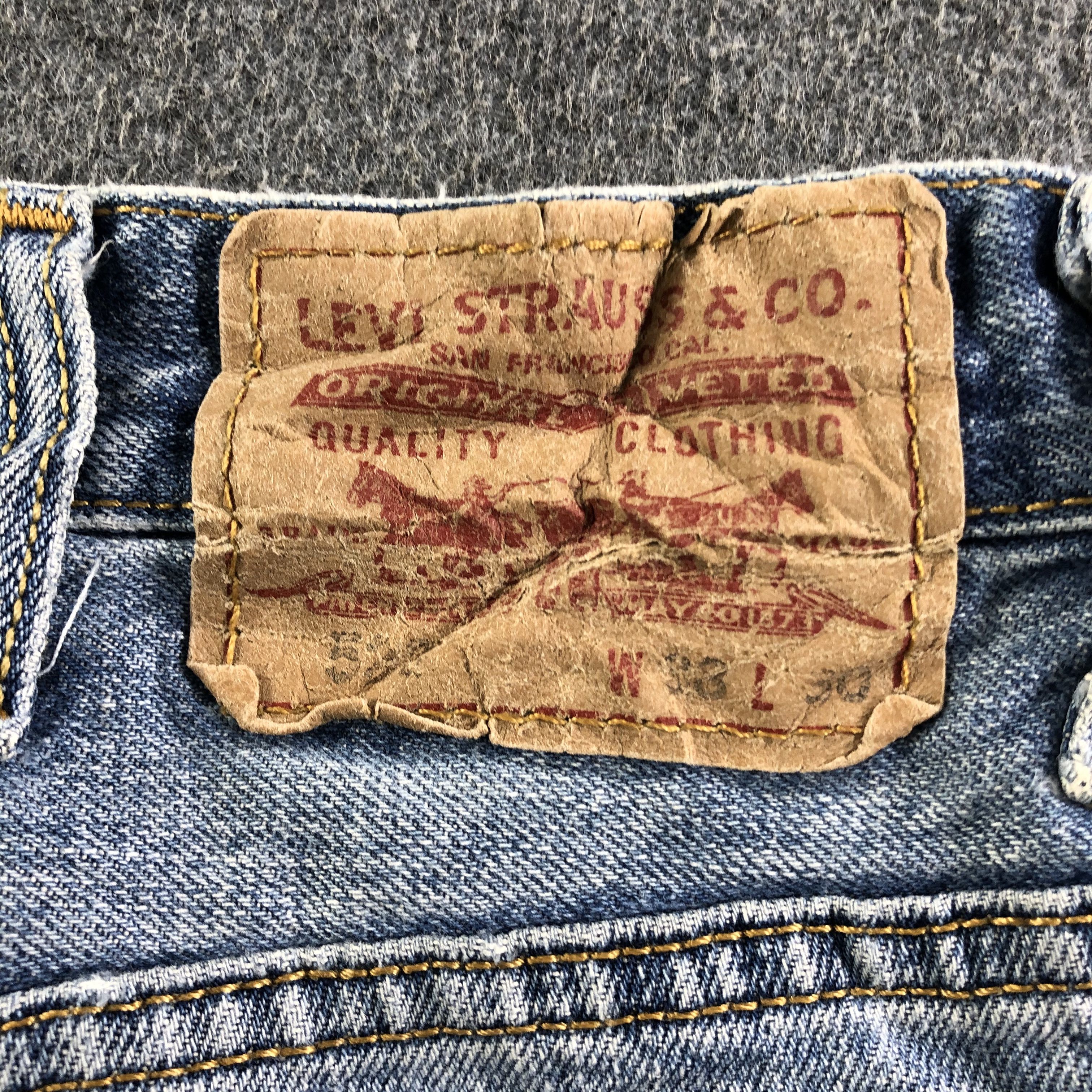 Levi's Vintage Blue Wash Levis Jeans-J3321 Size US 38 / EU 54 - 5 Thumbnail