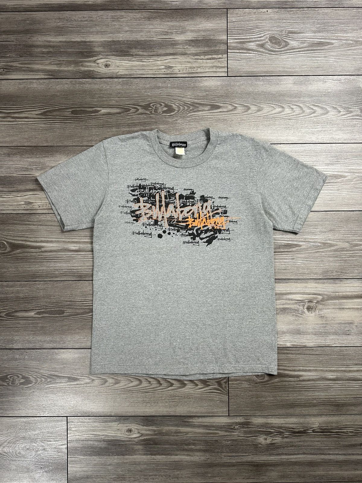 Billabong Crazy Y2K Billabong Scribble T Shirt Size US M / EU 48-50 / 2 - 1 Thumbnail