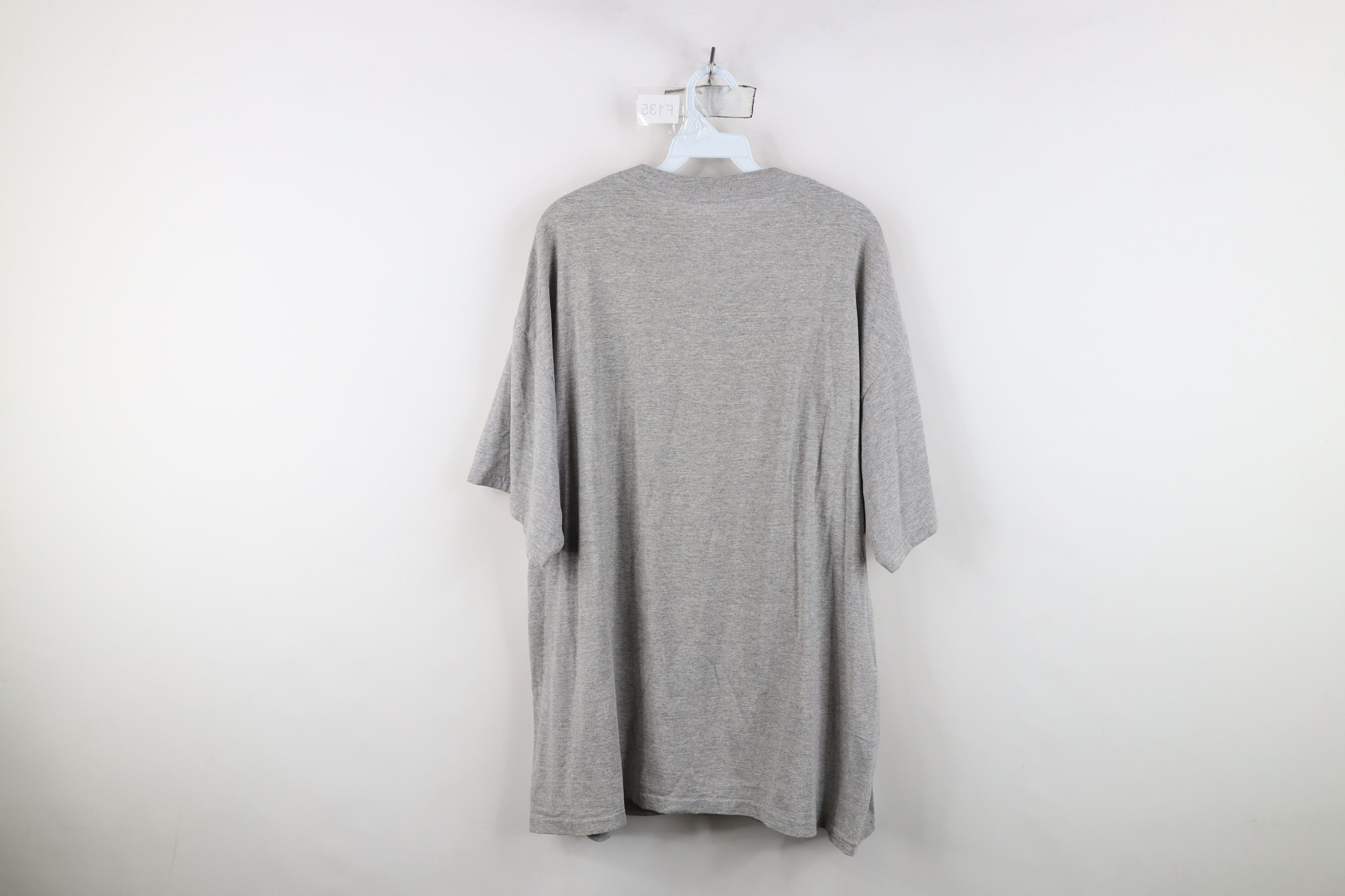 Nike Vintage 90s Nike Scott Mini Swoosh T-Shirt Heather Gray Size US XL / EU 56 / 4 - 11 Thumbnail