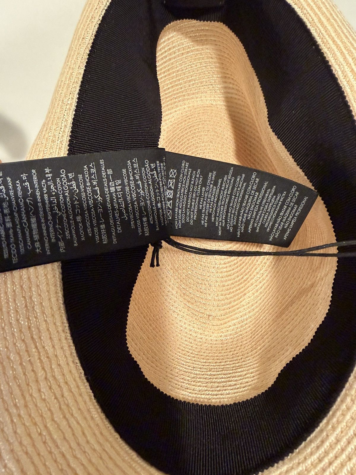 Saint Laurent Paris Saint Laurent straw hat. 59/L. $895 Size ONE SIZE - 8 Thumbnail