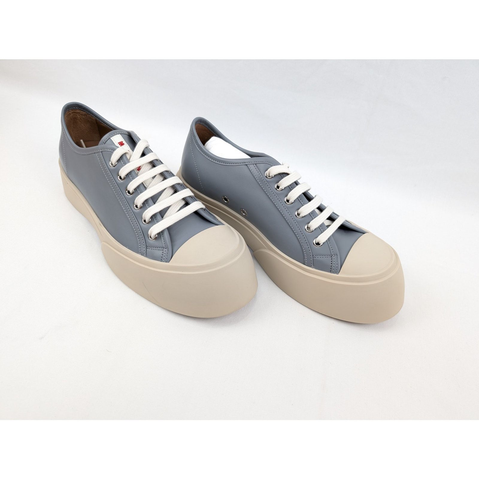 Marni o1rshd1 Leather Pablo Lace-up Sneaker in Grey Size US 10 / EU 43 - 9 Thumbnail