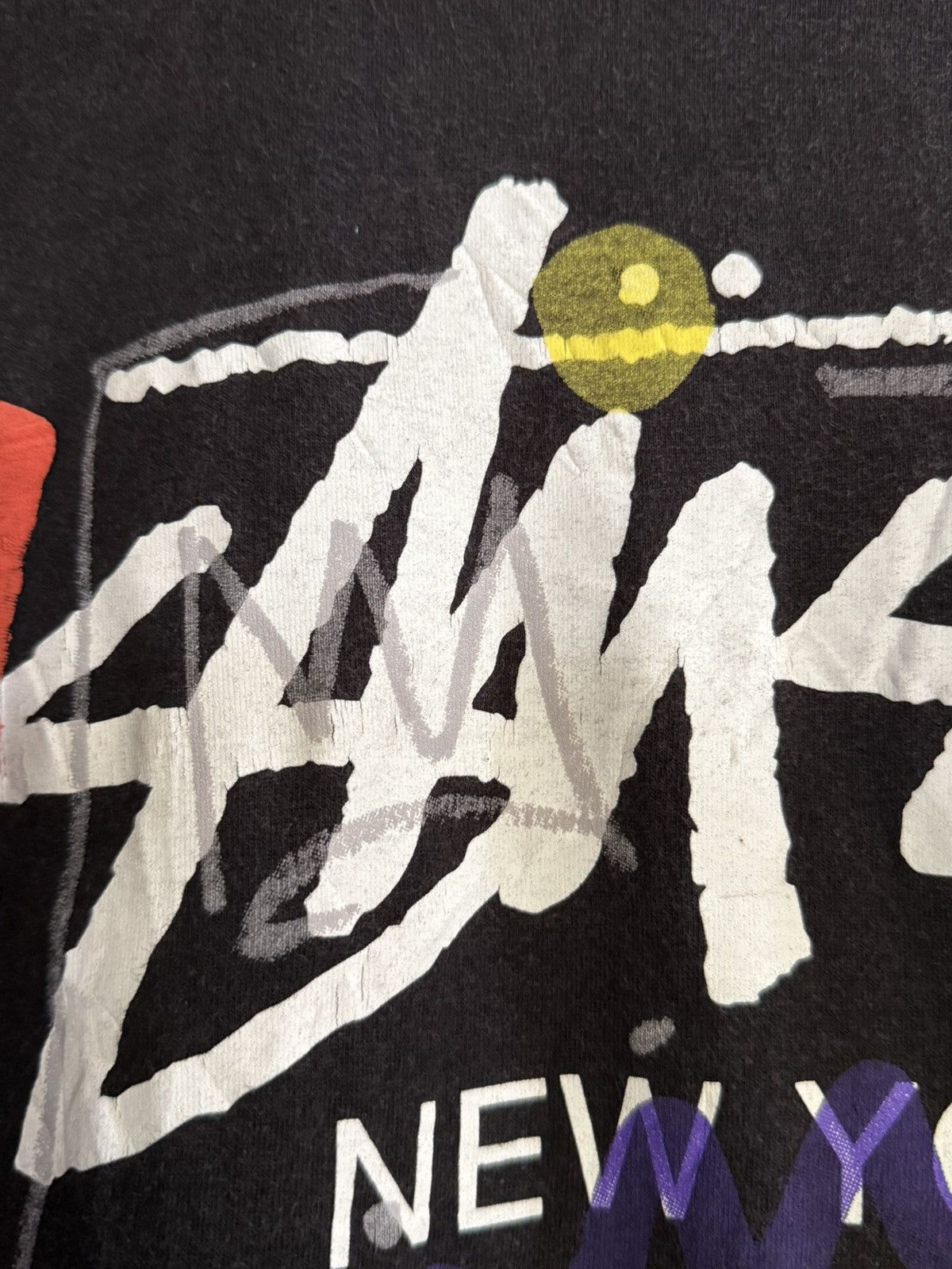 Stussy Thrashed Stussy Tour Backhit Sun Faded Tee Size US M / EU 48-50 / 2 - 4 Thumbnail