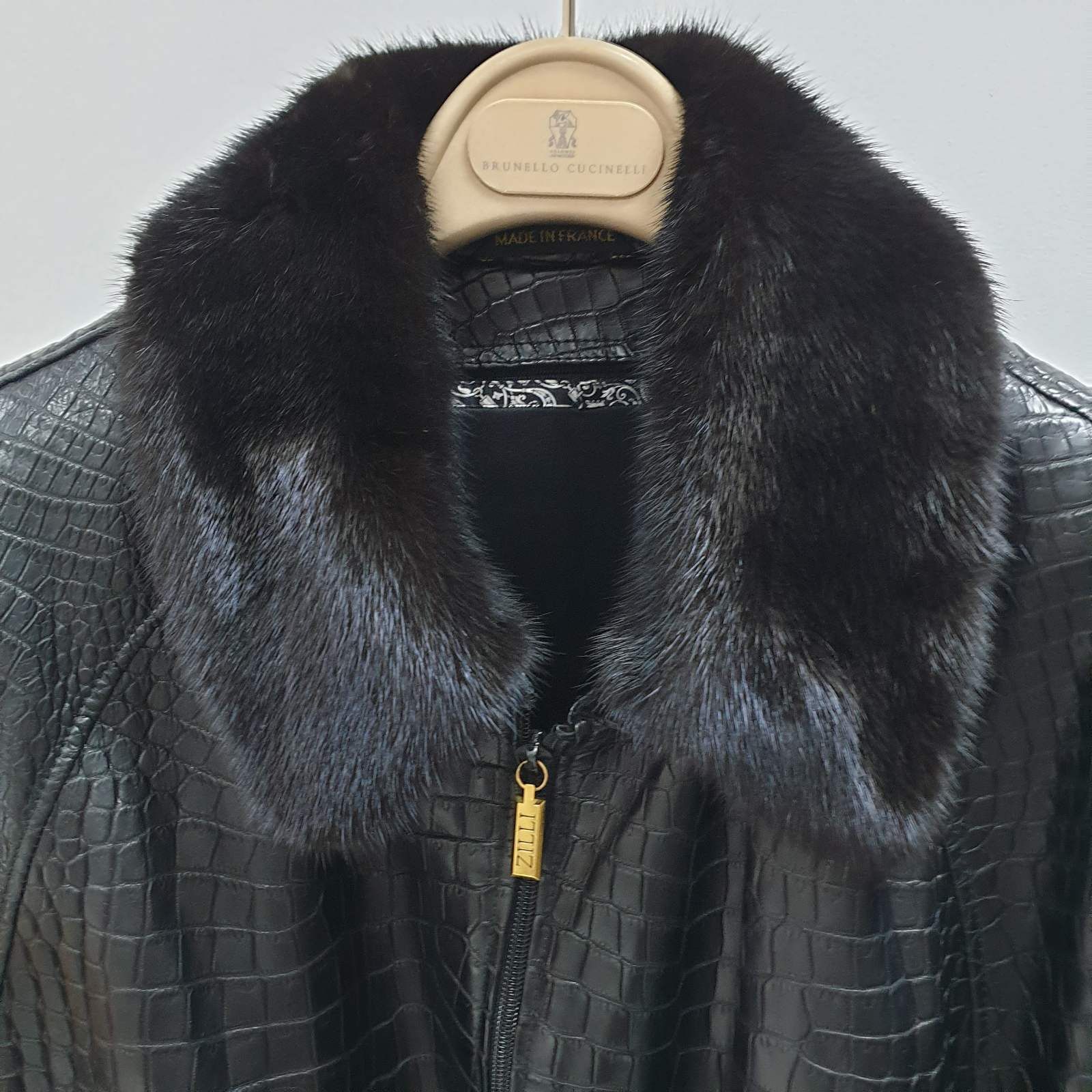 Zilli Zilli croco leather jscket Size US XXL / EU 58 / 5 - 7 Thumbnail