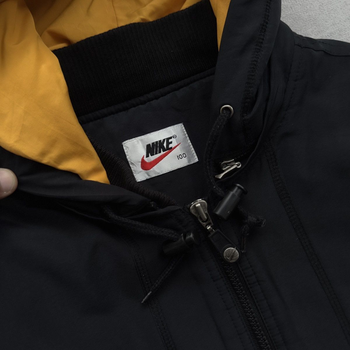 Nike VINTAGE NIKE BASKETBALL 90’S EMBROIDERY BIG LOGO JACKET RARE Size US L / EU 52-54 / 3 - 11 Thumbnail