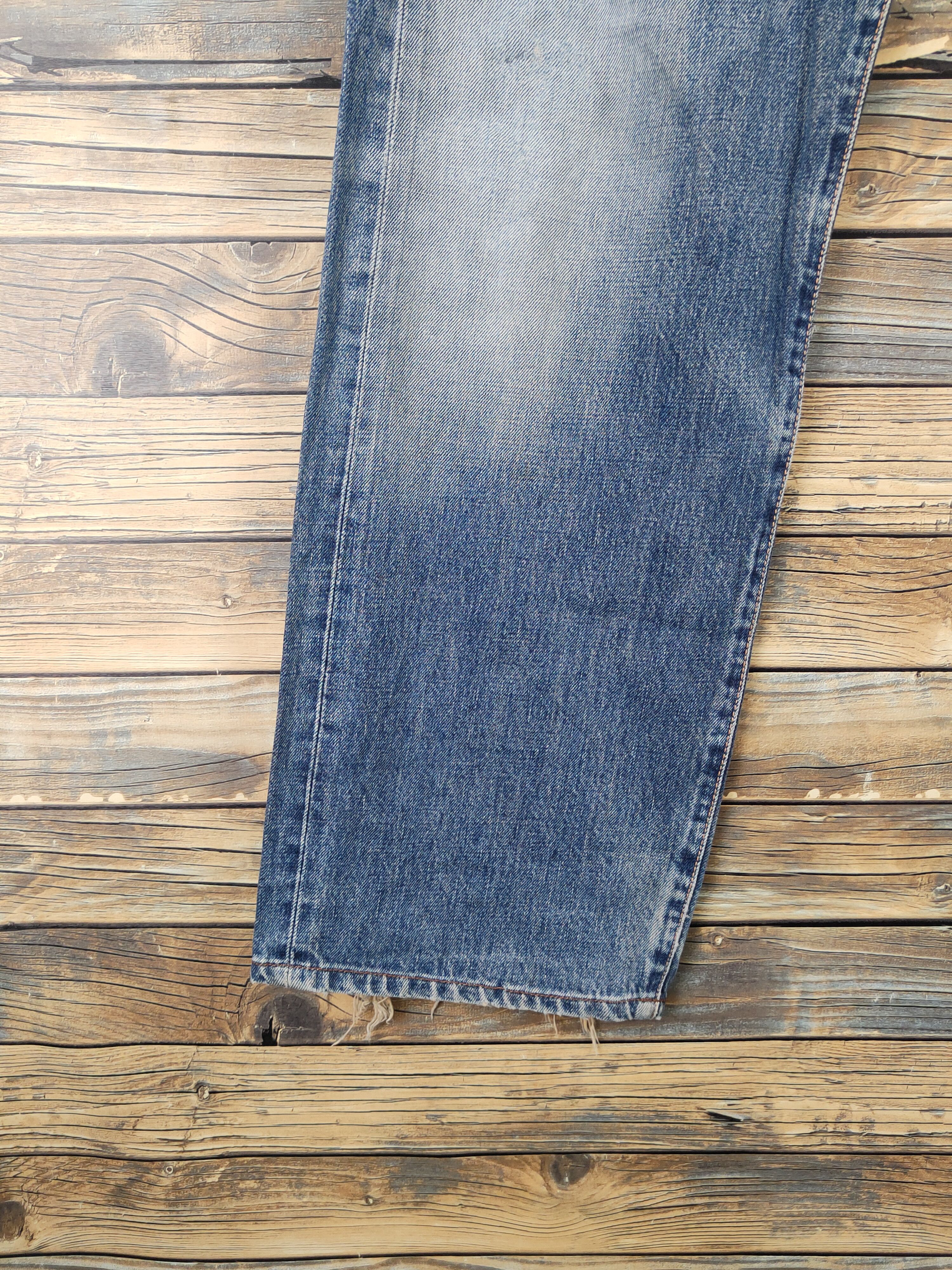 Edwin Edwin selvedge Distressed Ripped denim Jeans #W1398 Size US 32 / EU 48 - 4 Thumbnail