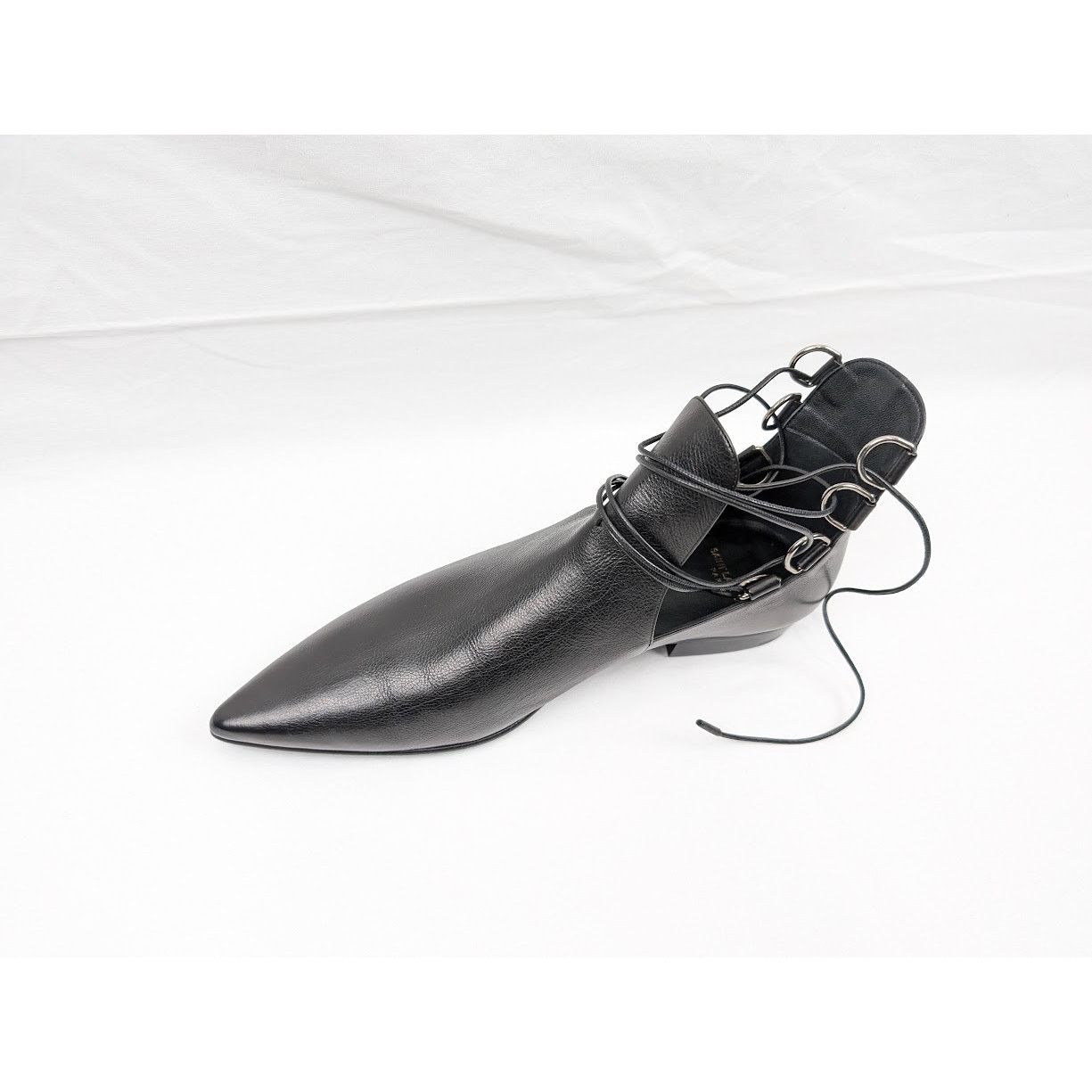 Saint Laurent Paris o1rshd1 Goth 15 Lace Up Shoes in Nero Size US 8 / EU 41 - 9 Thumbnail