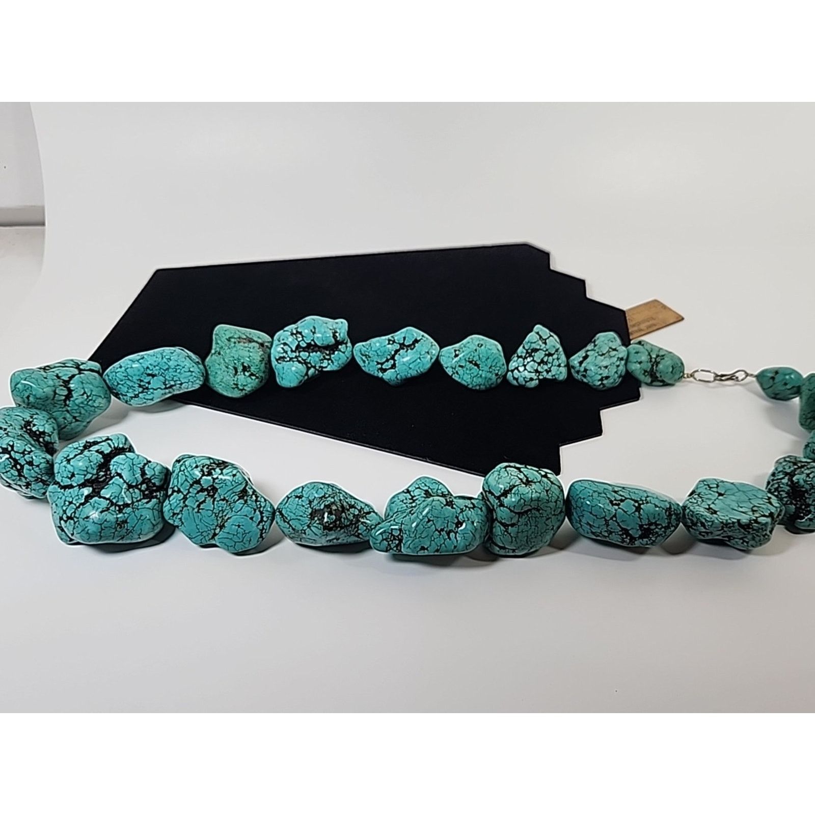 Other Large Natural Turquoise Necklace 1 Pound 9.6 Oz Total Weight Size ONE SIZE - 4 Thumbnail