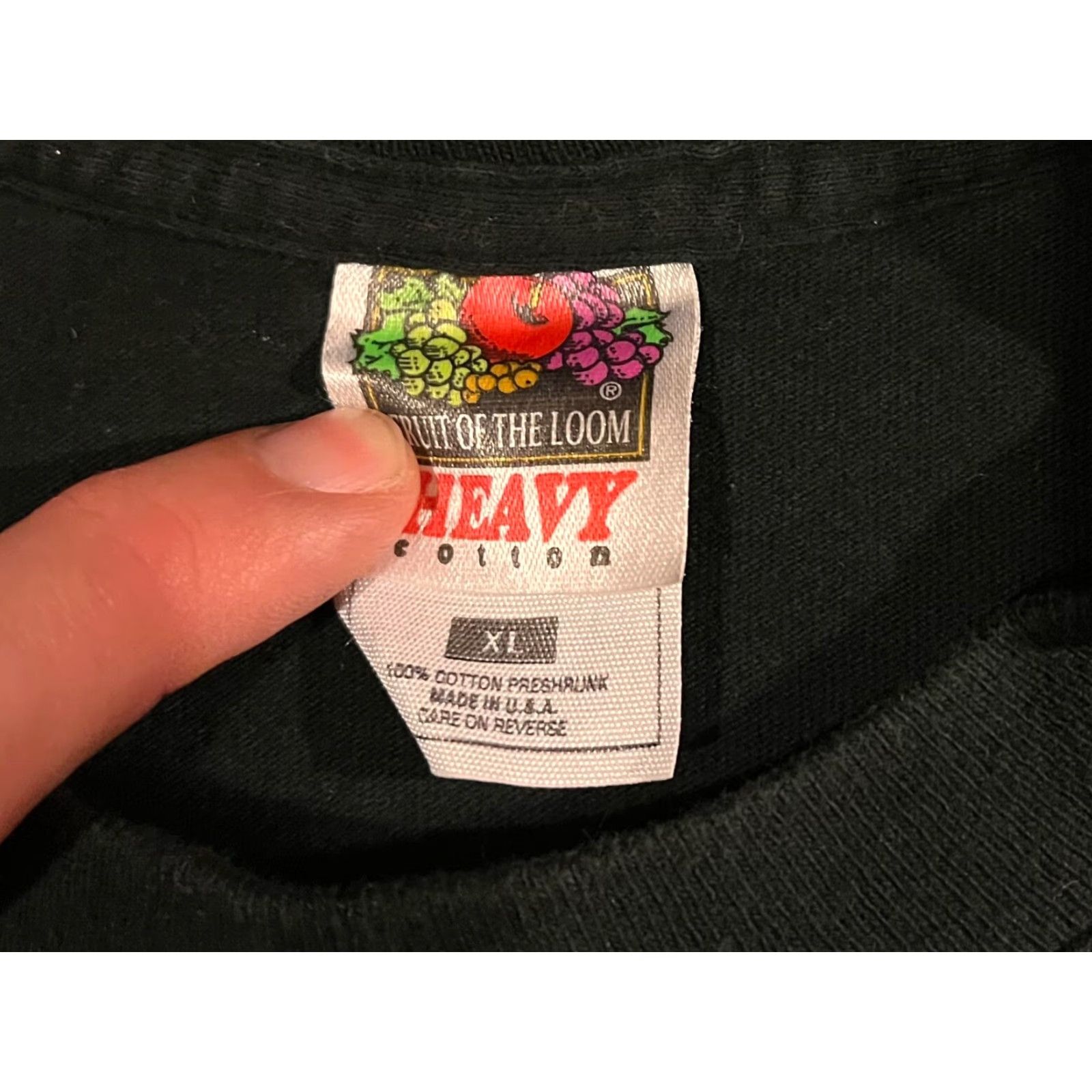 Fruit Of The Loom VINTAGE Veteran Boxers Association of New York Shirt Mens XL Black Logo 90s City Classic Retro Sports Cotton T-Shirt Size US XL / EU 56 / 4 - 6 Thumbnail