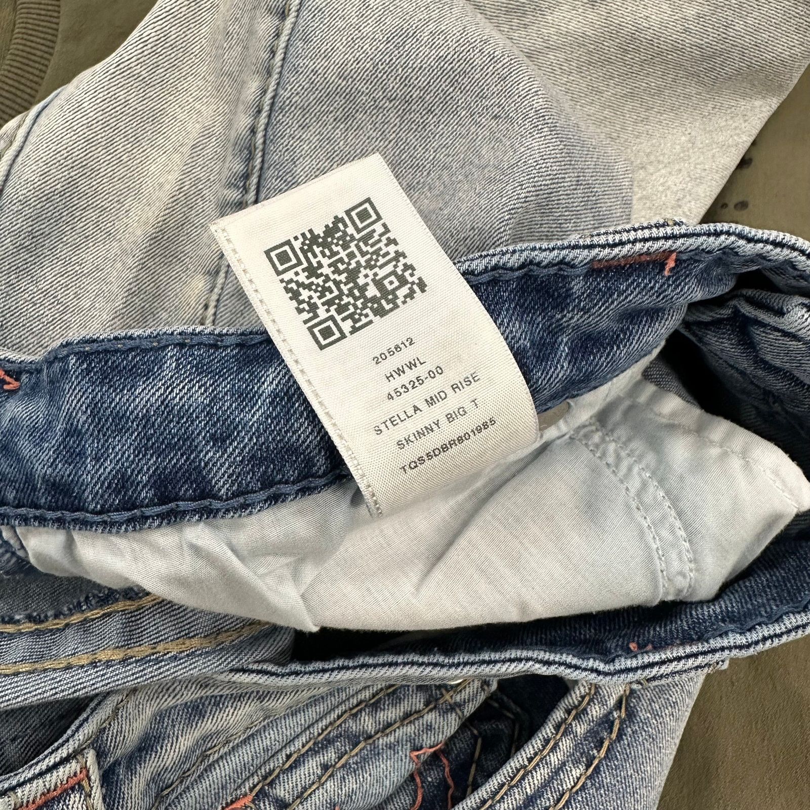 True Religion True Religion Stella Mid Rise Skinny Jeans Pants Size 34 B20 Size US 34 / EU 50 - 10 Thumbnail
