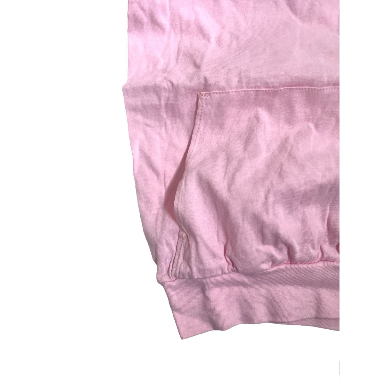 PONY VINTAGE PONY Hoodie Womens Small NWT Deadstock 90s 100% Cotton Pink Navy Logo Pullover Kangaroo Pocket Made in USA Womens Size S / US 4 / IT 40 - 6 Thumbnail