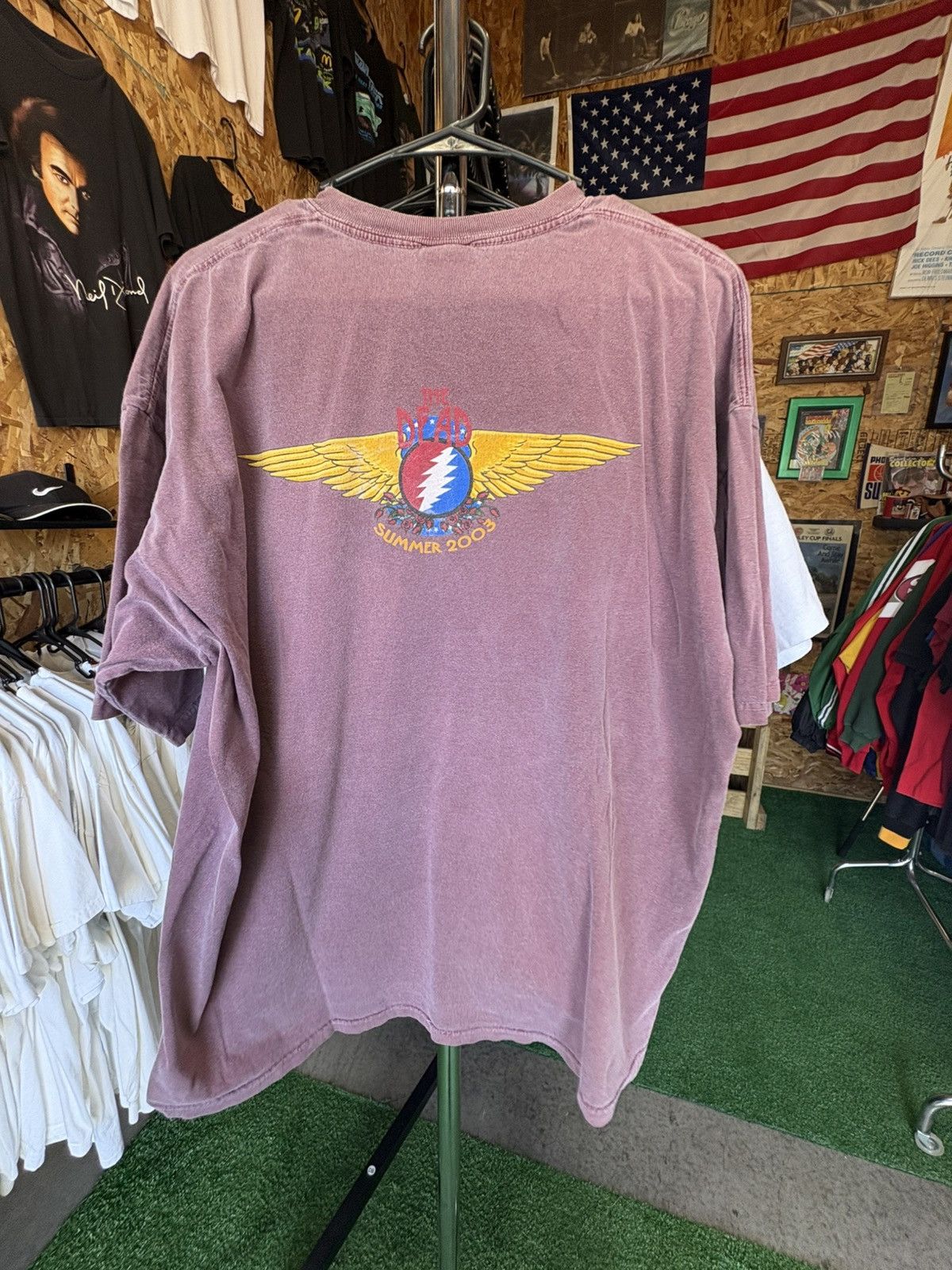 Grateful Dead Vintage 2003 Grateful Dead Tour Band T-Shirt Size US XXL / EU 58 / 5 - 5 Thumbnail