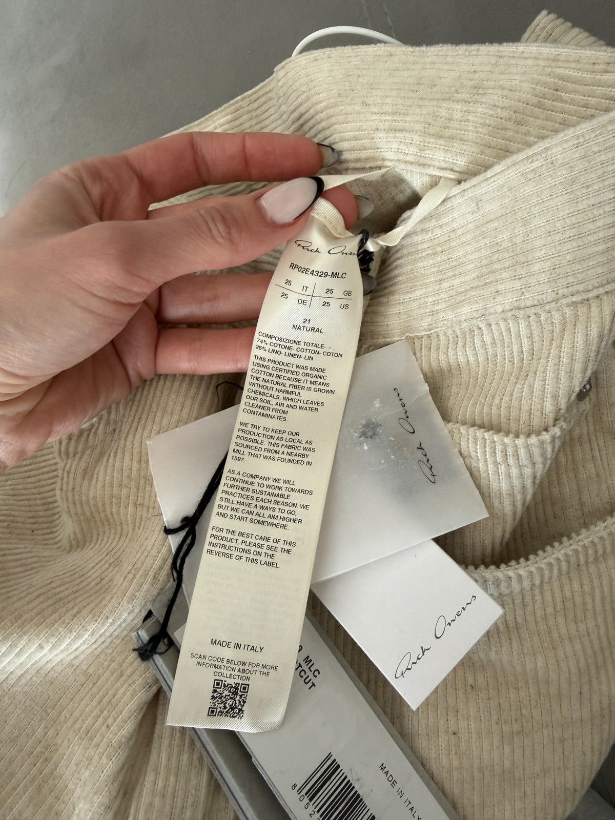 Rick Owens Last Rick Owens Concrodians Bolan Bootcut Corduroy Pants Size 25" / US 0 / IT 36 - 7 Thumbnail