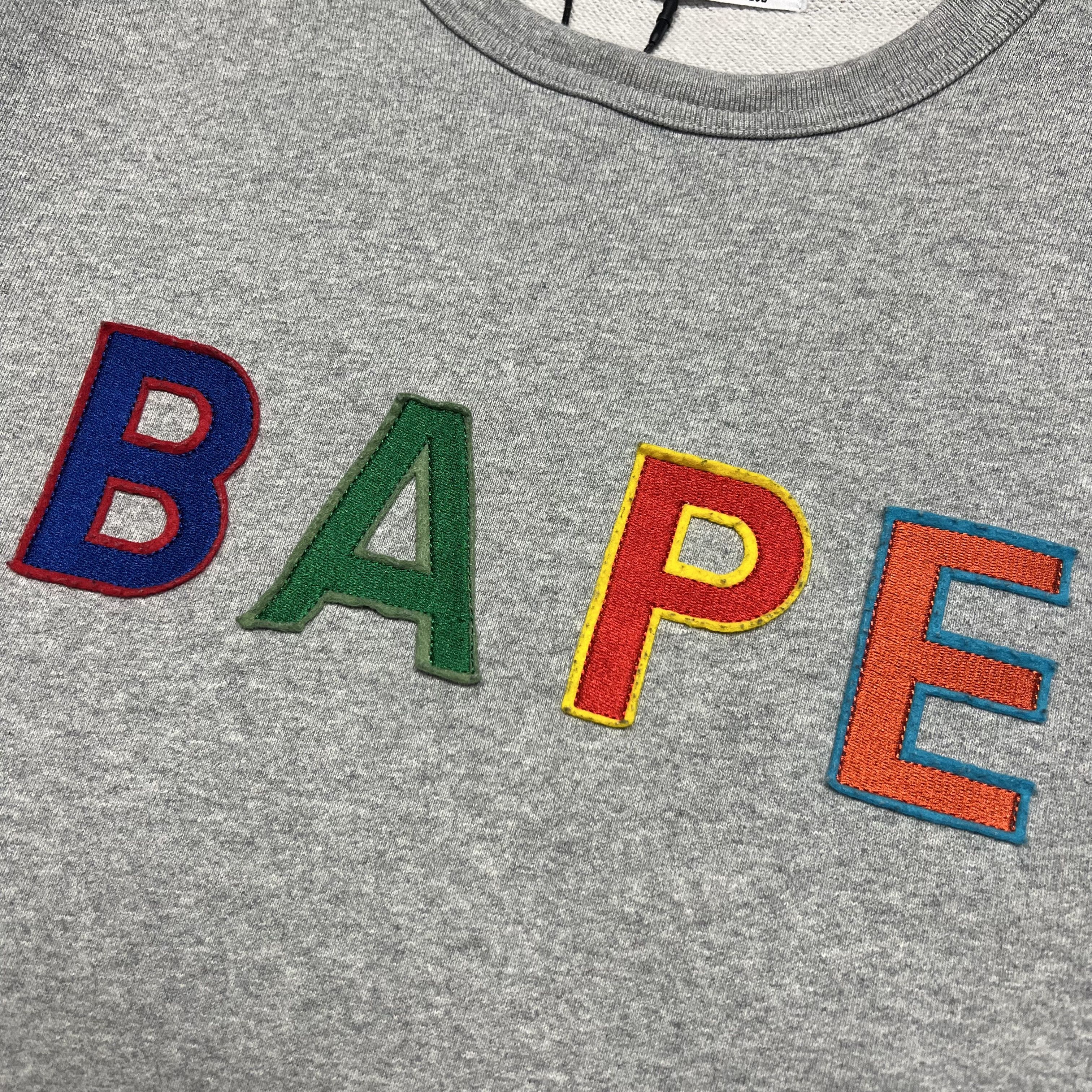 Bape A Bathing Ape Rainbow Logo Sweatshirt Size US M / EU 48-50 / 2 - 3 Thumbnail