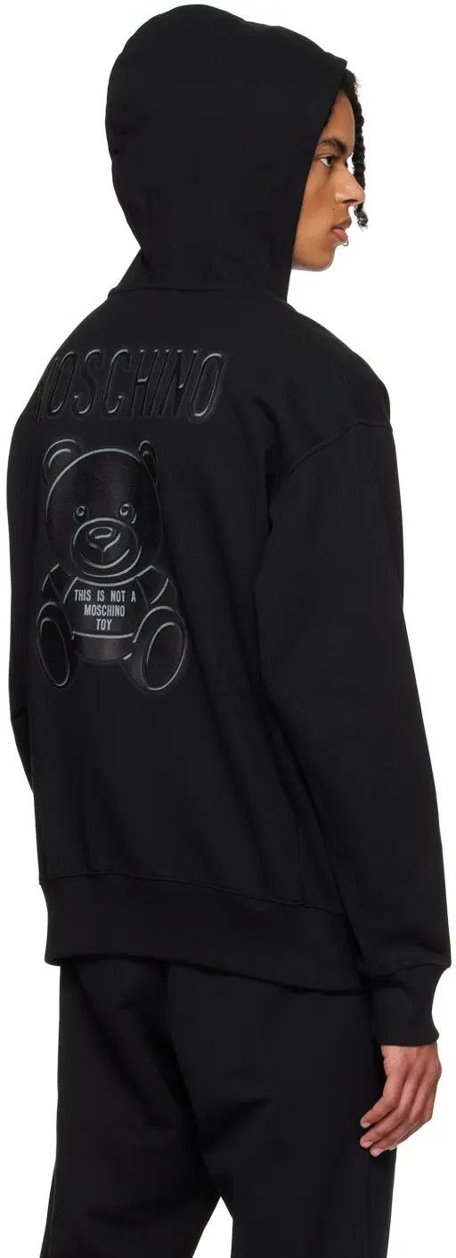 Moschino o1y0225 Logo Hoodie in Black Size US M / EU 48-50 / 2 - 3 Thumbnail