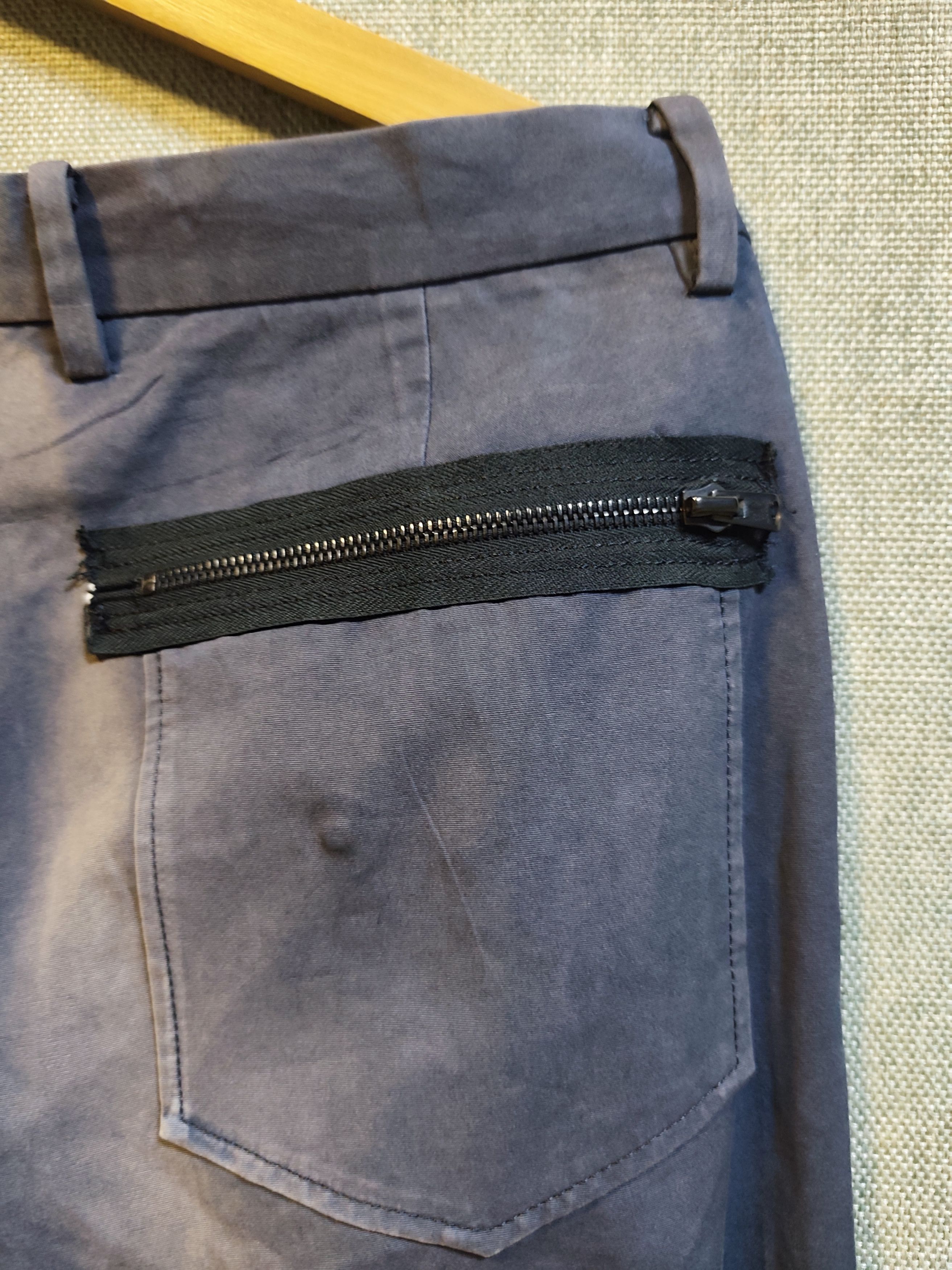 Number (N)ine SS02 Number (N)ine "Modern Age" Zip Riri Faded Pants Size US 34 / EU 50 - 3 Thumbnail