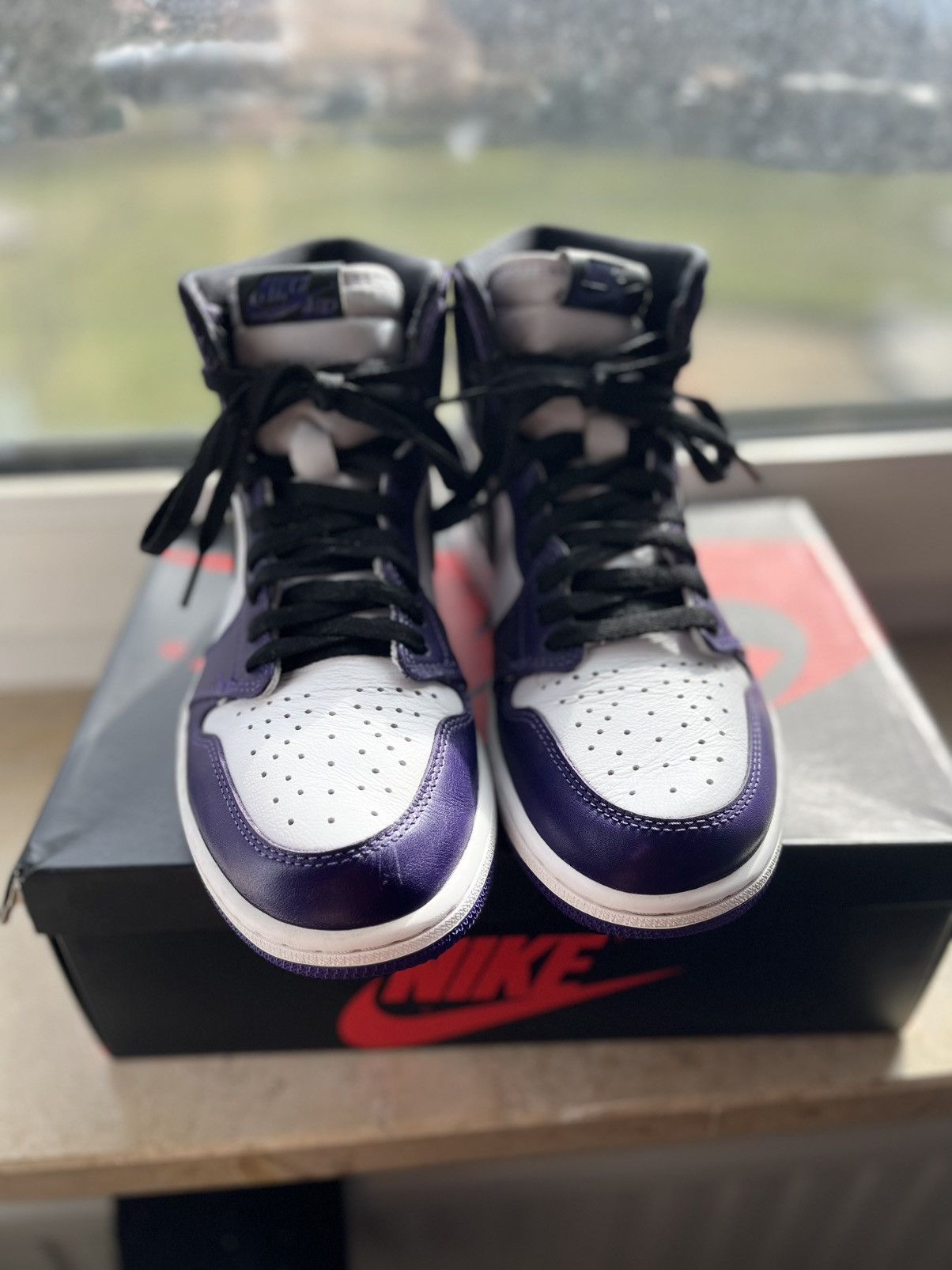Jordan Brand Air Jordan 1 Retro High OG “Court Purple 2.0” Size US 8.5 / EU 41-42 - 2 Thumbnail