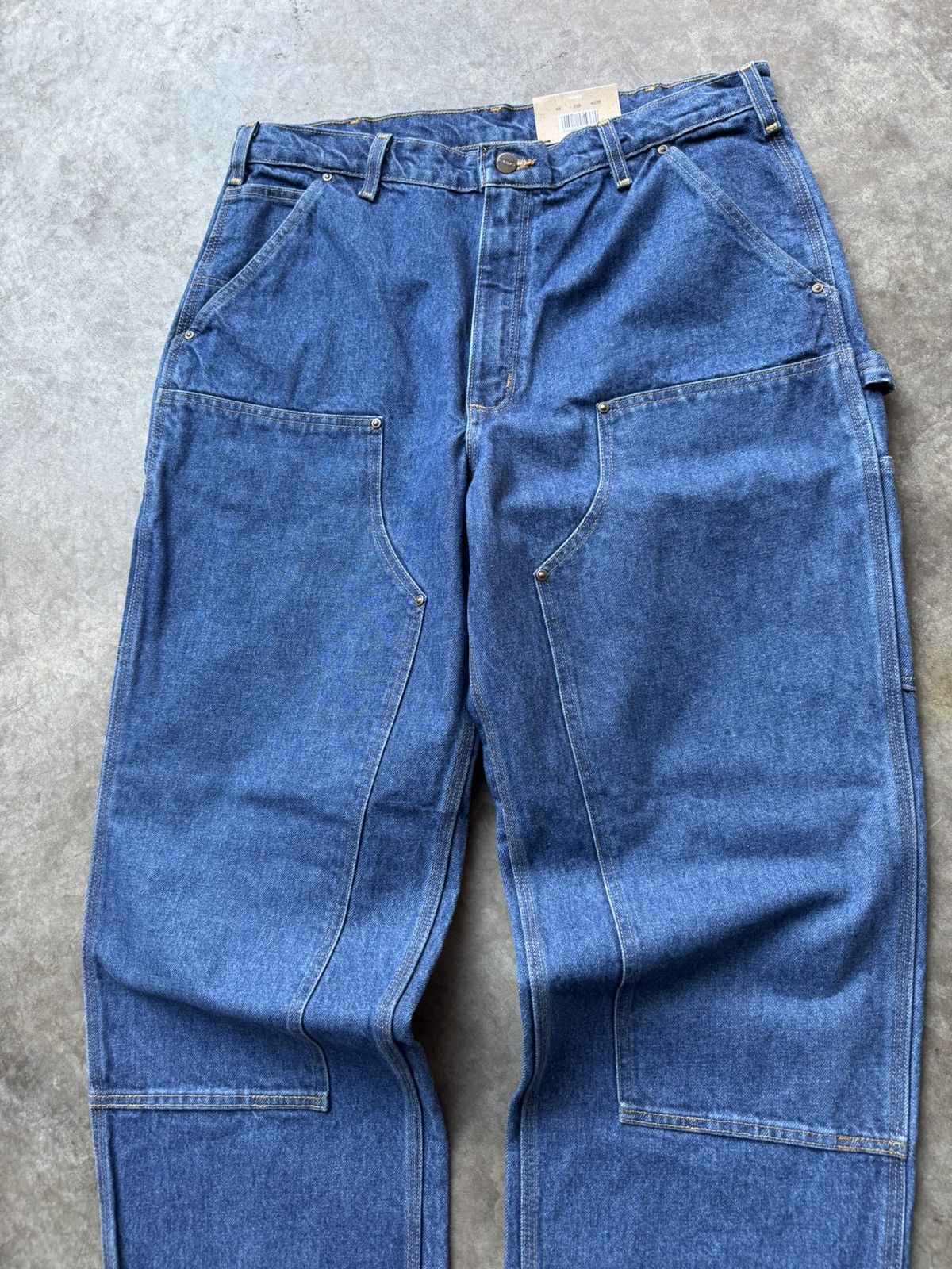 Carhartt × Vintage Vintage 1990’s Deadstock NWT Carhartt Denim Double Knees Size US 34 / EU 50 - 3 Thumbnail