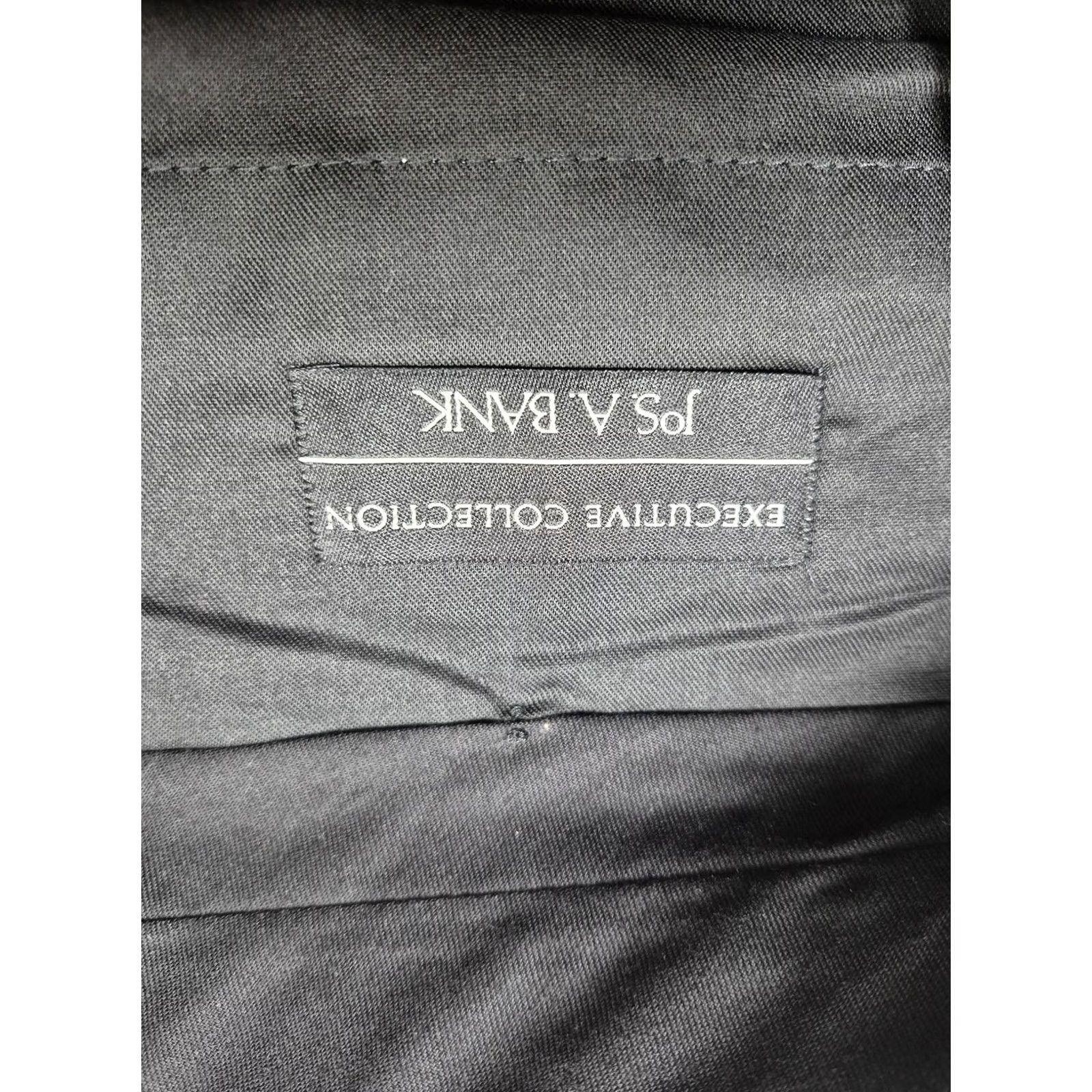Jos. A. Bank Jos. A. Bank Dress Pants Mens 36x36 Gray Wool Pleated Straight Unhemmed NWT Size US 36 / EU 52 - 3 Thumbnail