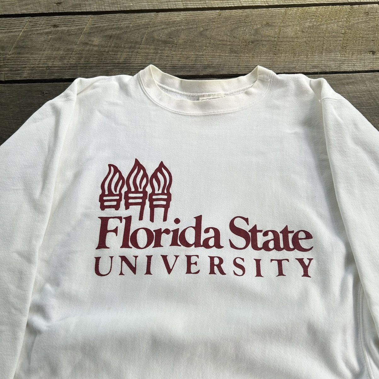 Nutmeg Vintage 90s Florida State Reverse Weave Style Sweatshirt Size US XL / EU 56 / 4 - 3 Thumbnail