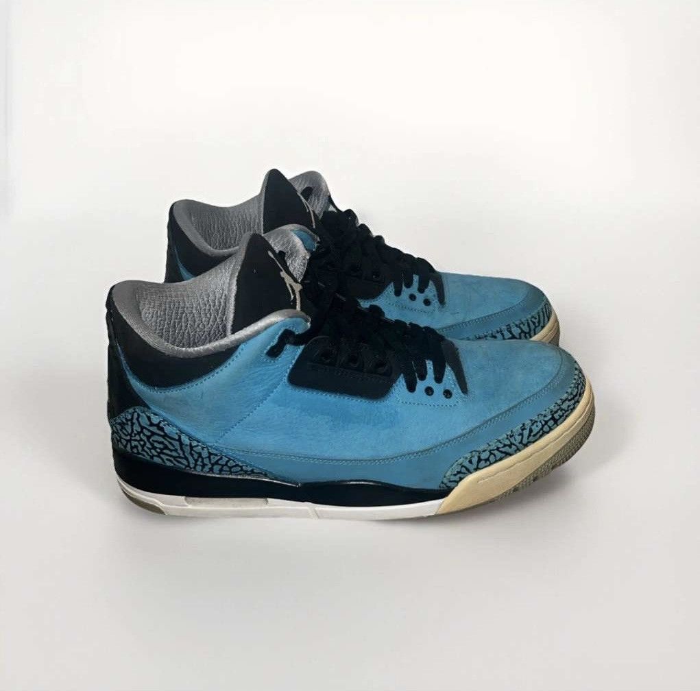 Jordan Brand × Vince Staples Signed Vince Staples Jordan 3 Retro Powder Blue Size 12 Size US 12 / EU 45 - 4 Thumbnail
