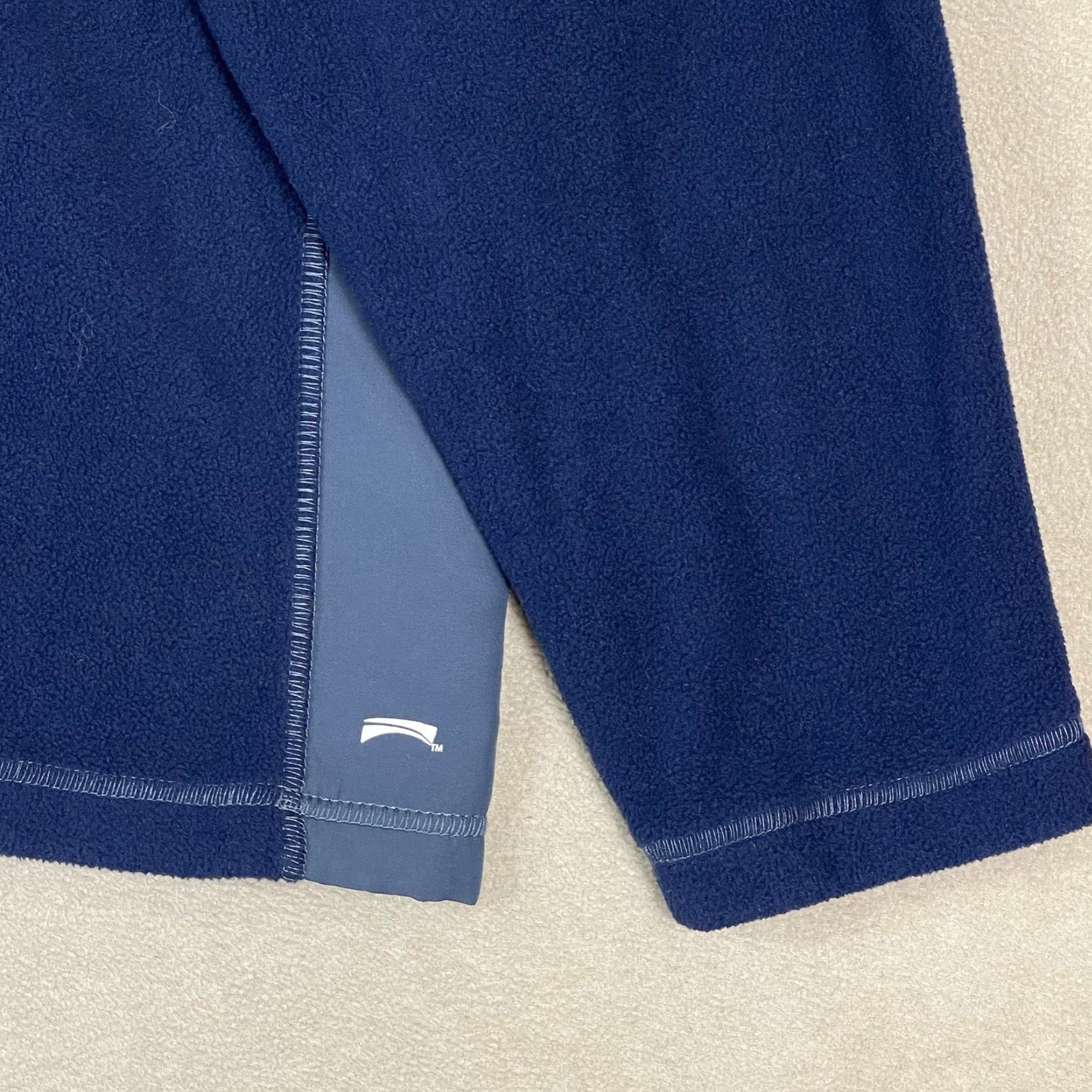 Alo ALO Yoga Pullover Mens 2XL Blue CoolFit 1/4 Zip Fleece Long Sleeve Regular Fit Sweatshirt - Men - Mock Neck - Zip - Logo - 2020s - Outdoor - Sports Size US XXL / EU 58 / 5 - 7 Thumbnail