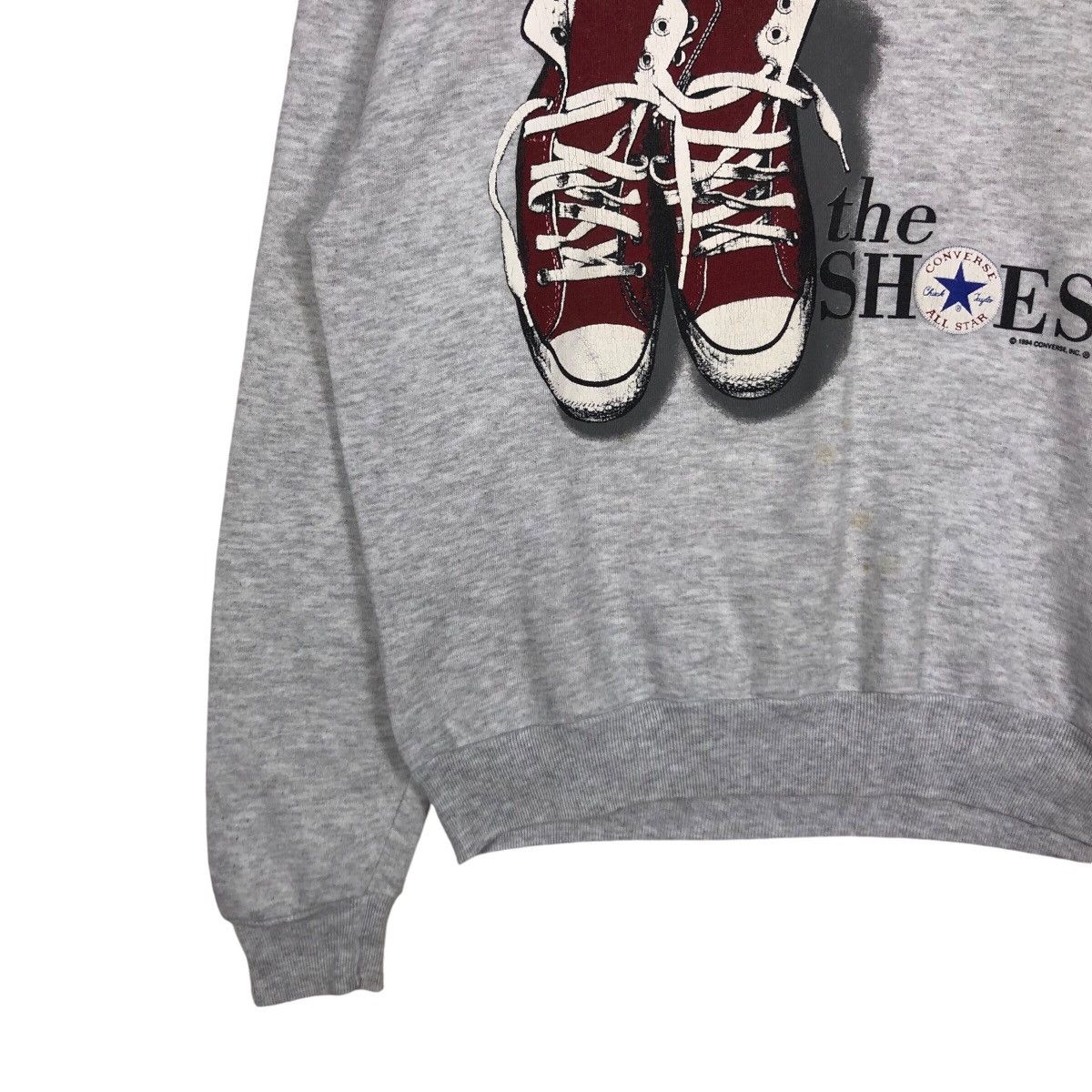 Converse × Vintage Vintage Converse All Star Shoes Sweatshirt Small Size Size US S / EU 44-46 / 1 - 3 Thumbnail