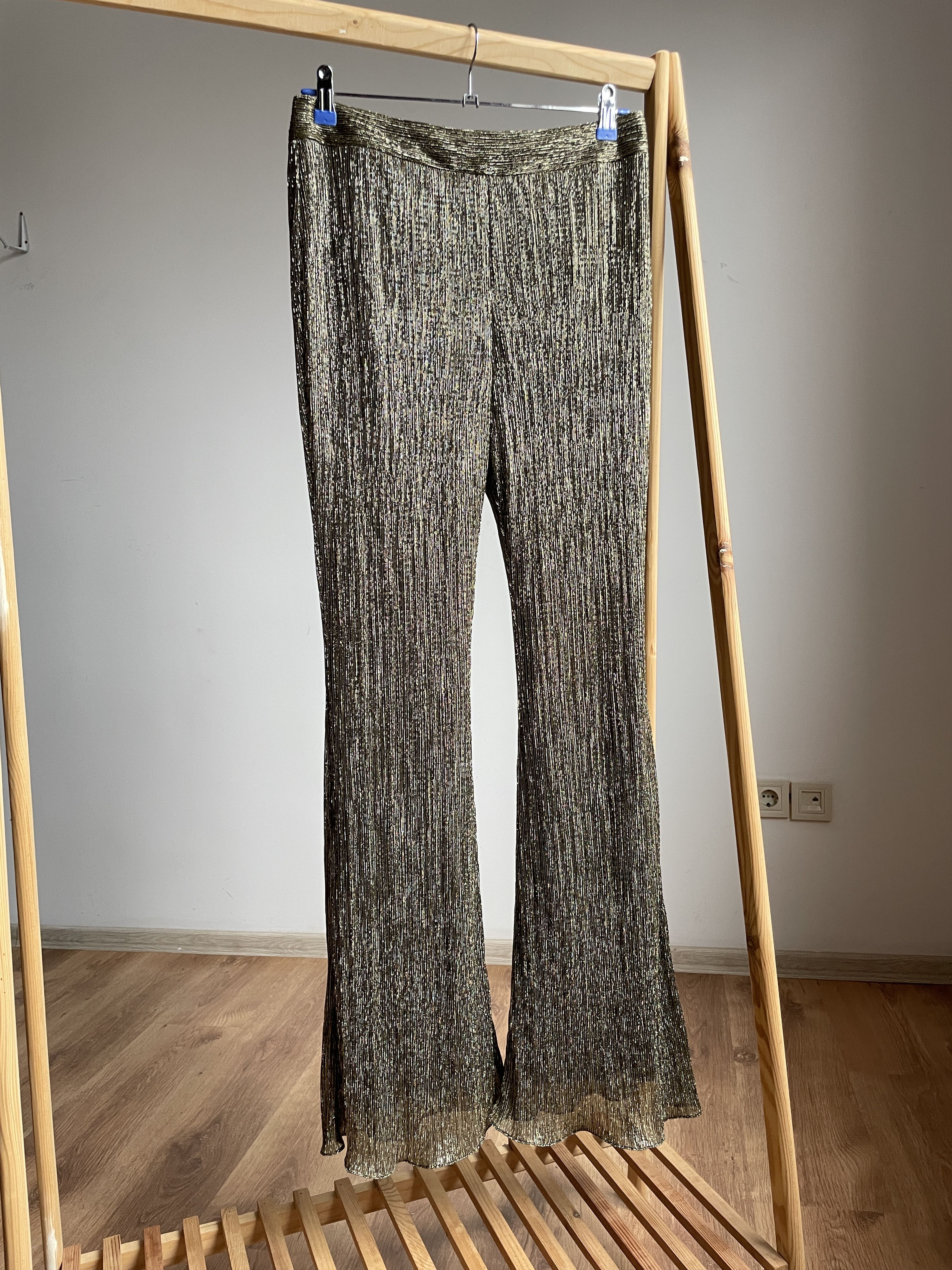 Peter Pilotto Peter Pilotto Metallic Pleated Two Piece Set Top & Pants Size M / US 6-8 / IT 42-44 - 5 Thumbnail