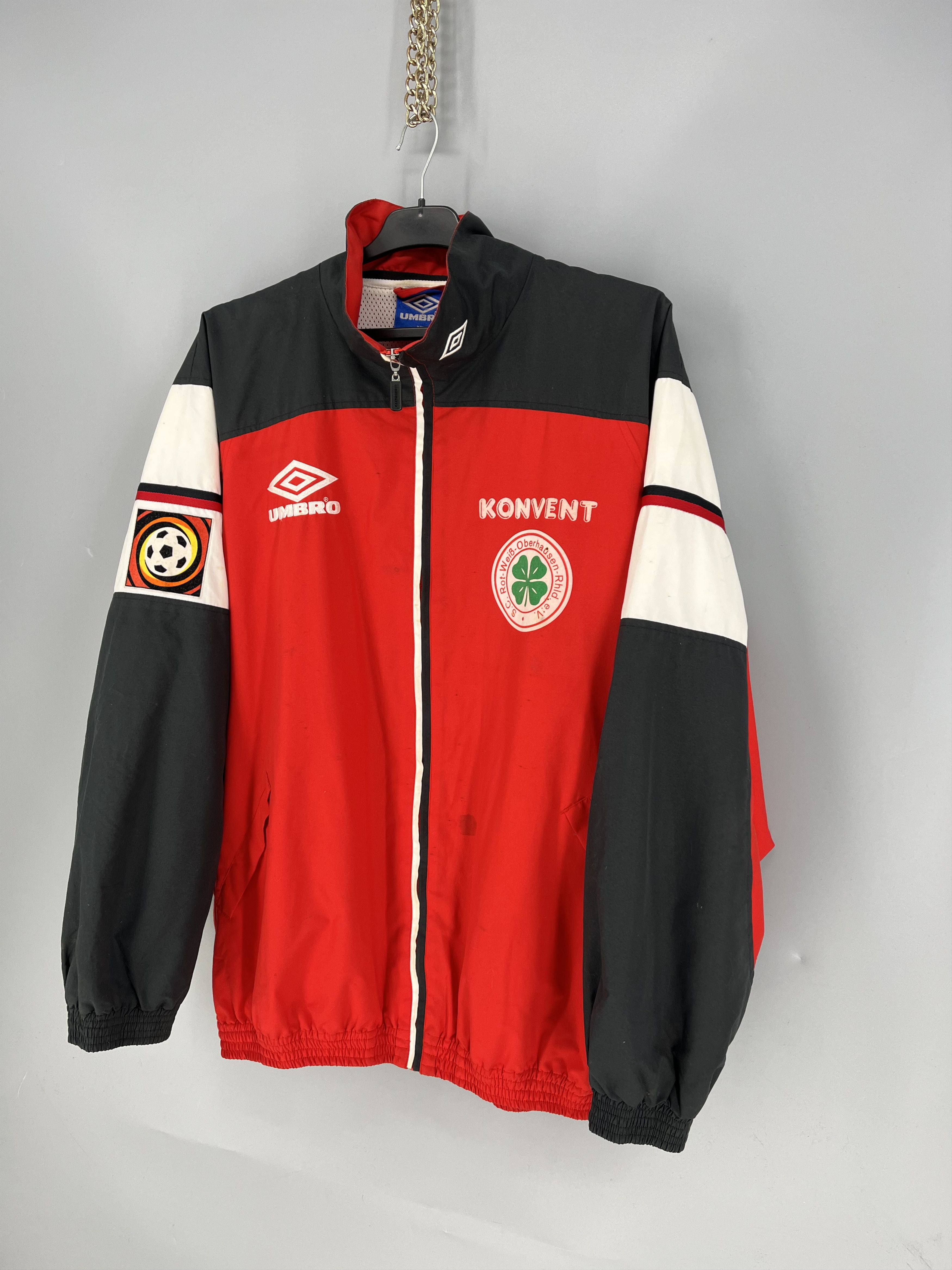 Umbro Vintage Umbro RW Oberhausen KONVENT Soccer Track Jacket Size US XL / EU 56 / 4 - 3 Thumbnail