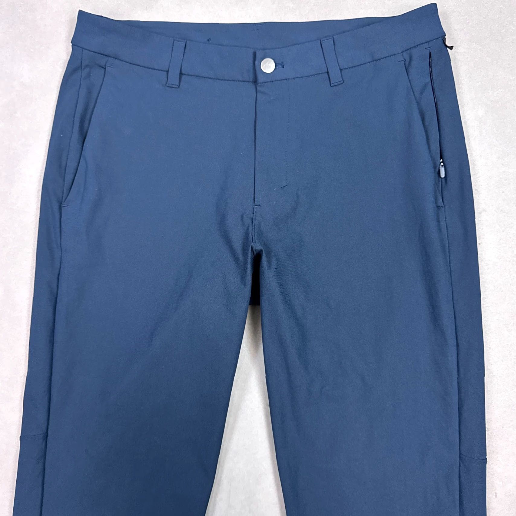Lululemon Lululemon Pants Mens 34x30 Blue Commission Slim Commute Read Description Hole Size US 34 / EU 50 - 2 Thumbnail